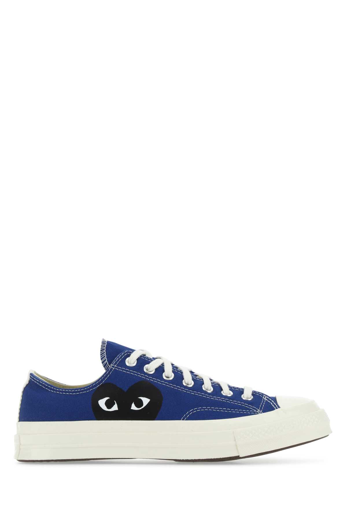 Comme Des Garcons Play Blue Canvas Comme Des Garã§ons X Converse Sneakers - Unisex