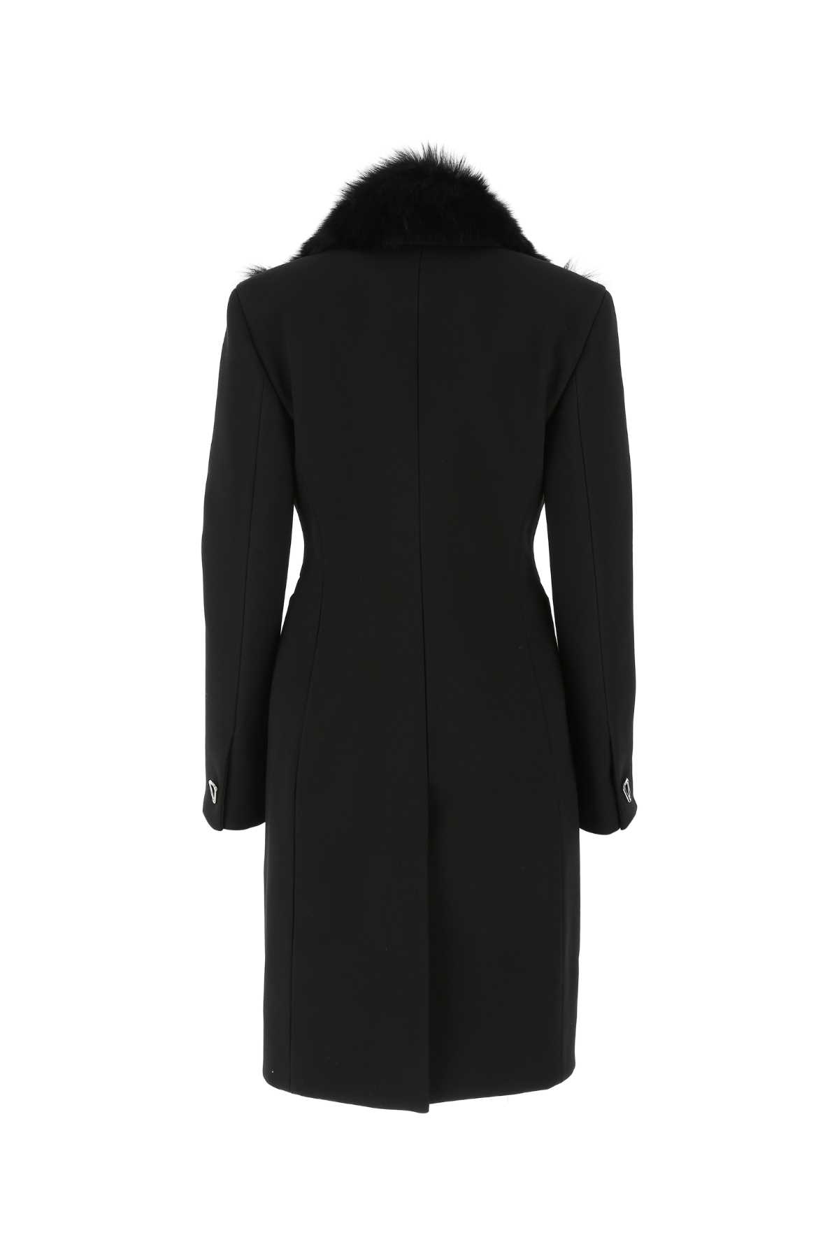 コート Bottega Veneta Black stretch acrylic blend coat Bottega Veneta BLACK STRETCH ACRYLIC BLEND COAT - Coats