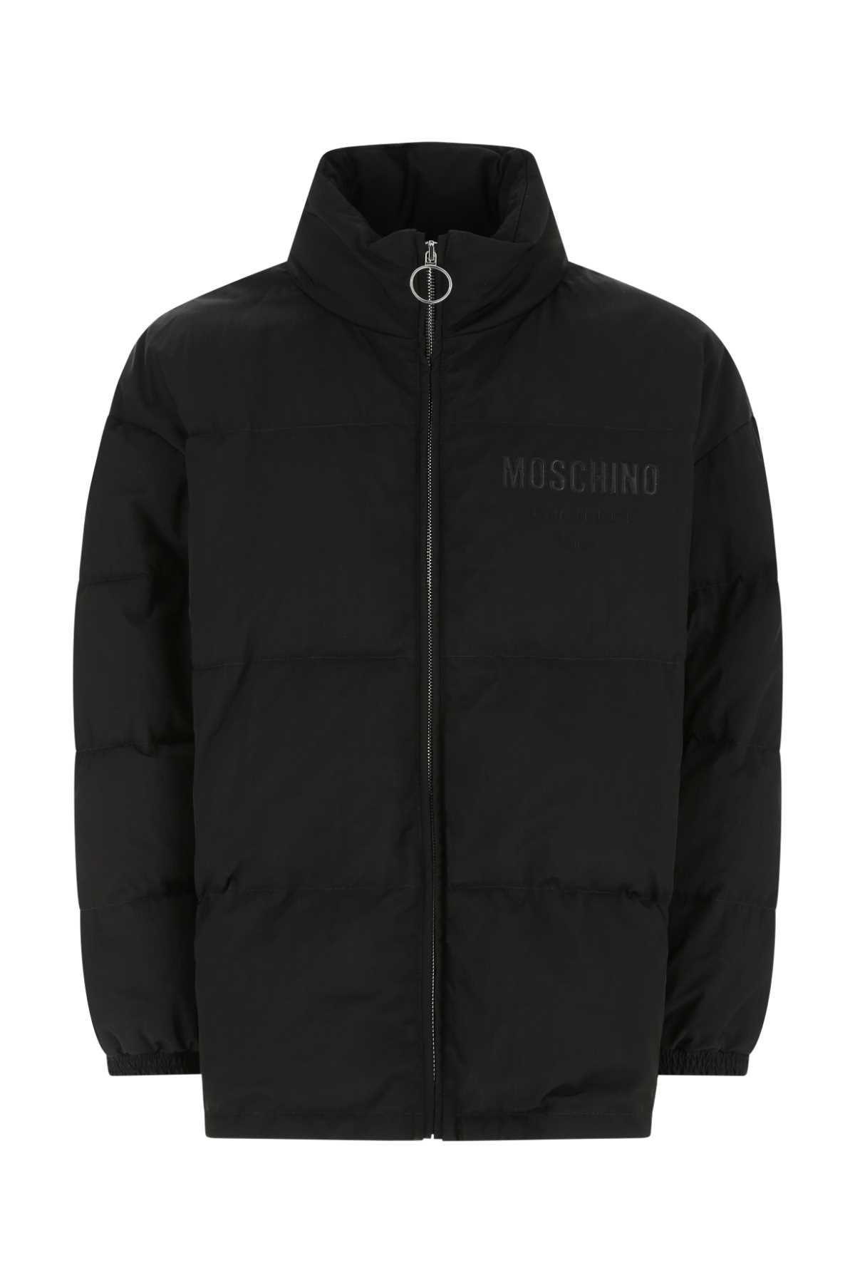 Moschino Black Nylon Padded Jacket 1555 Giubbini - Men