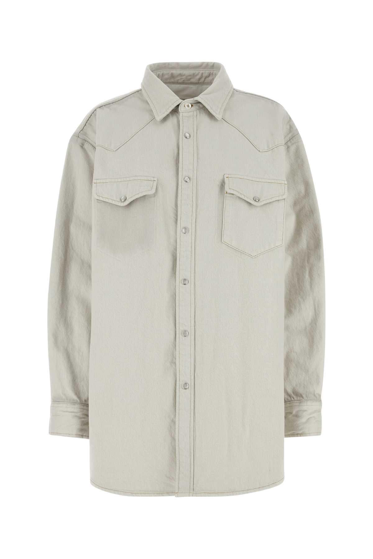 Maison Margiela Chalk Denim Oversize Shirt 961 Camicie – Women