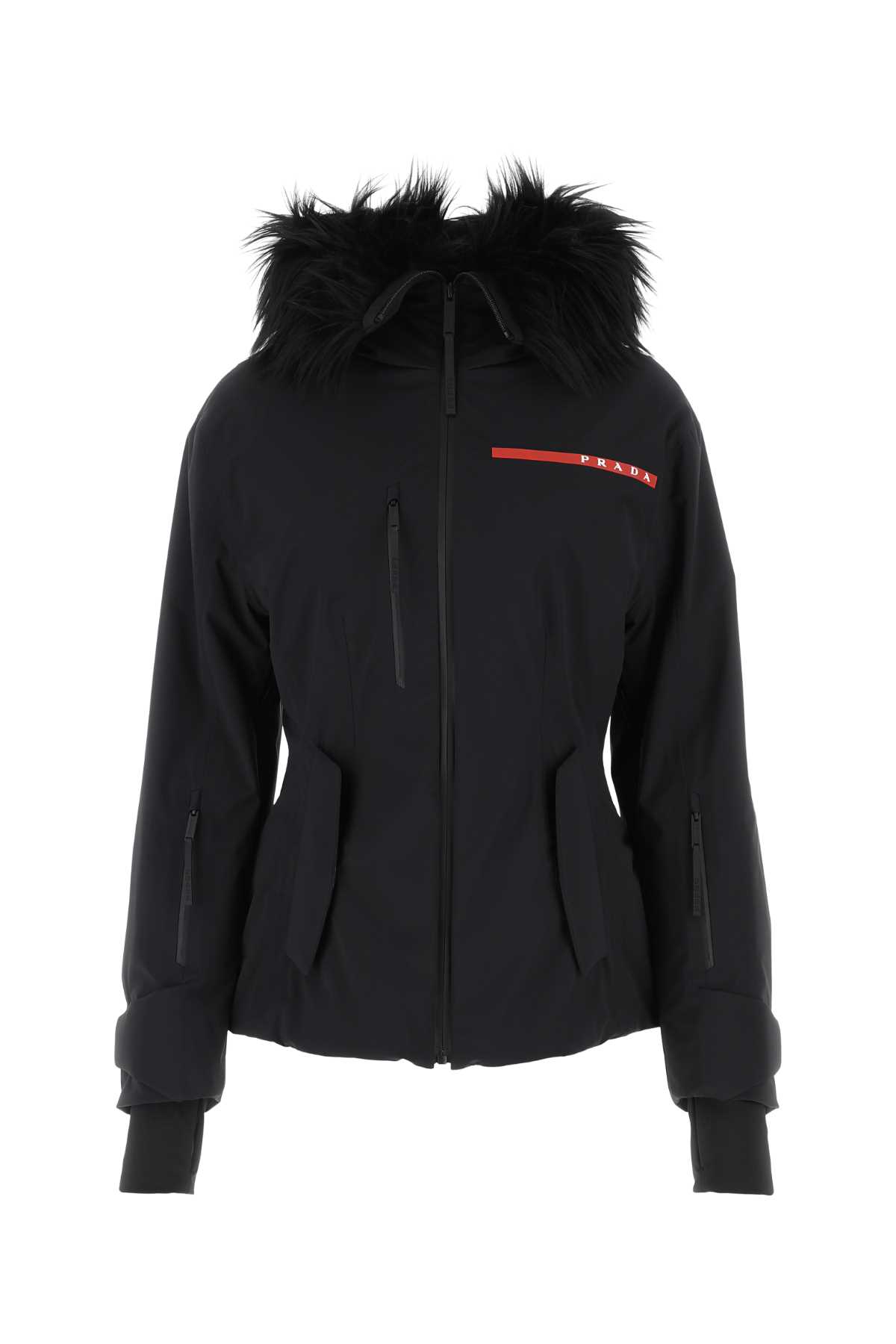 Prada Black Re-Nylon Ski Jacket Nero Giubbini – Women