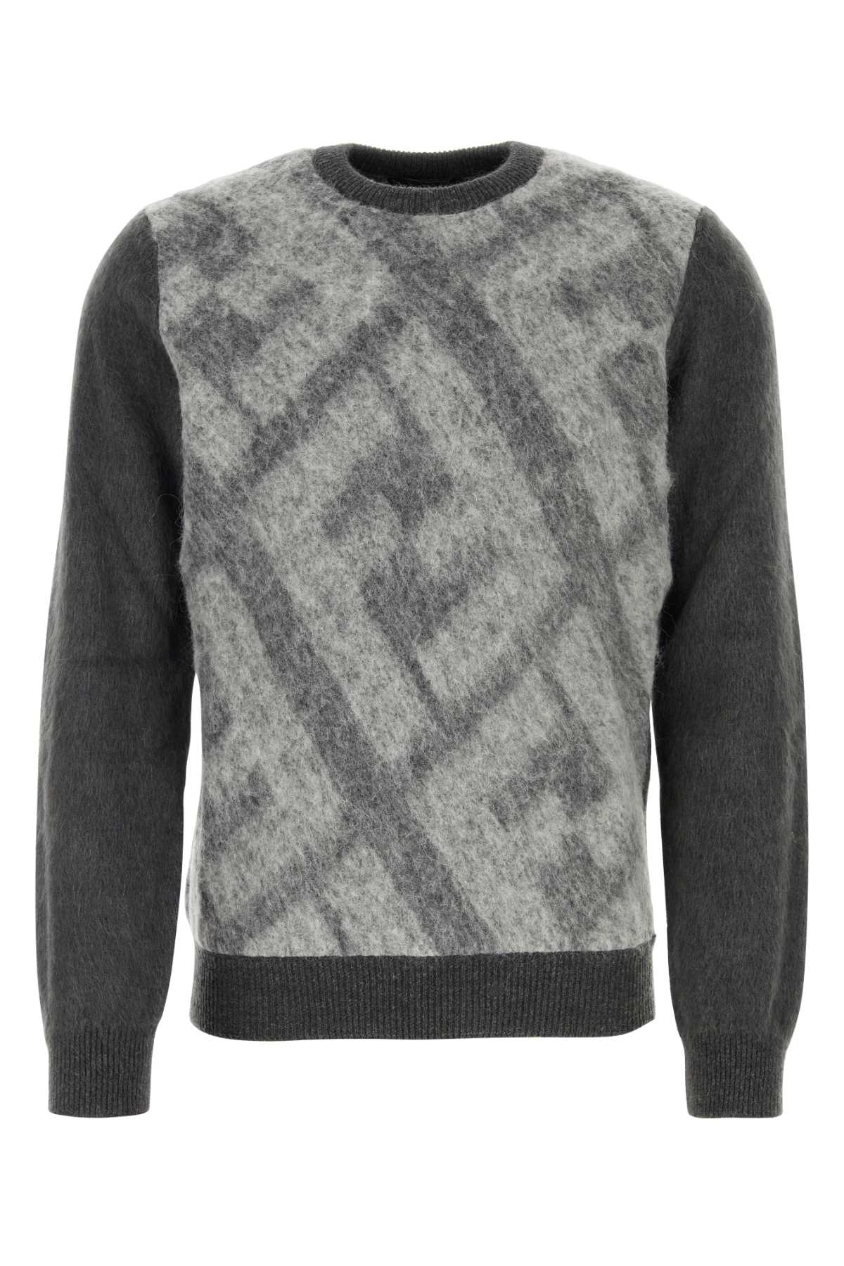 Fendi Embroidered Wool Blend Sweater Peltroflannel Maglieria – Men