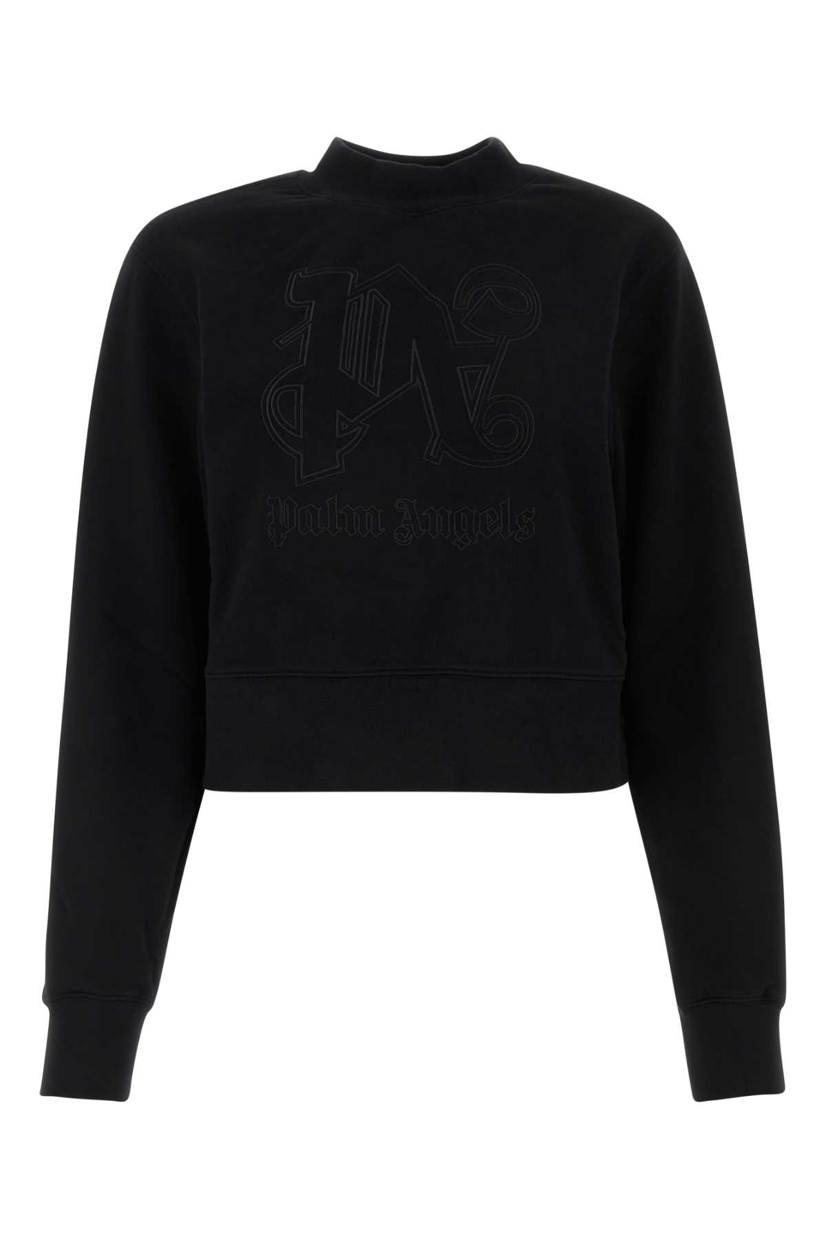 Palm Angels Zwart Katoenen Sweatshirt