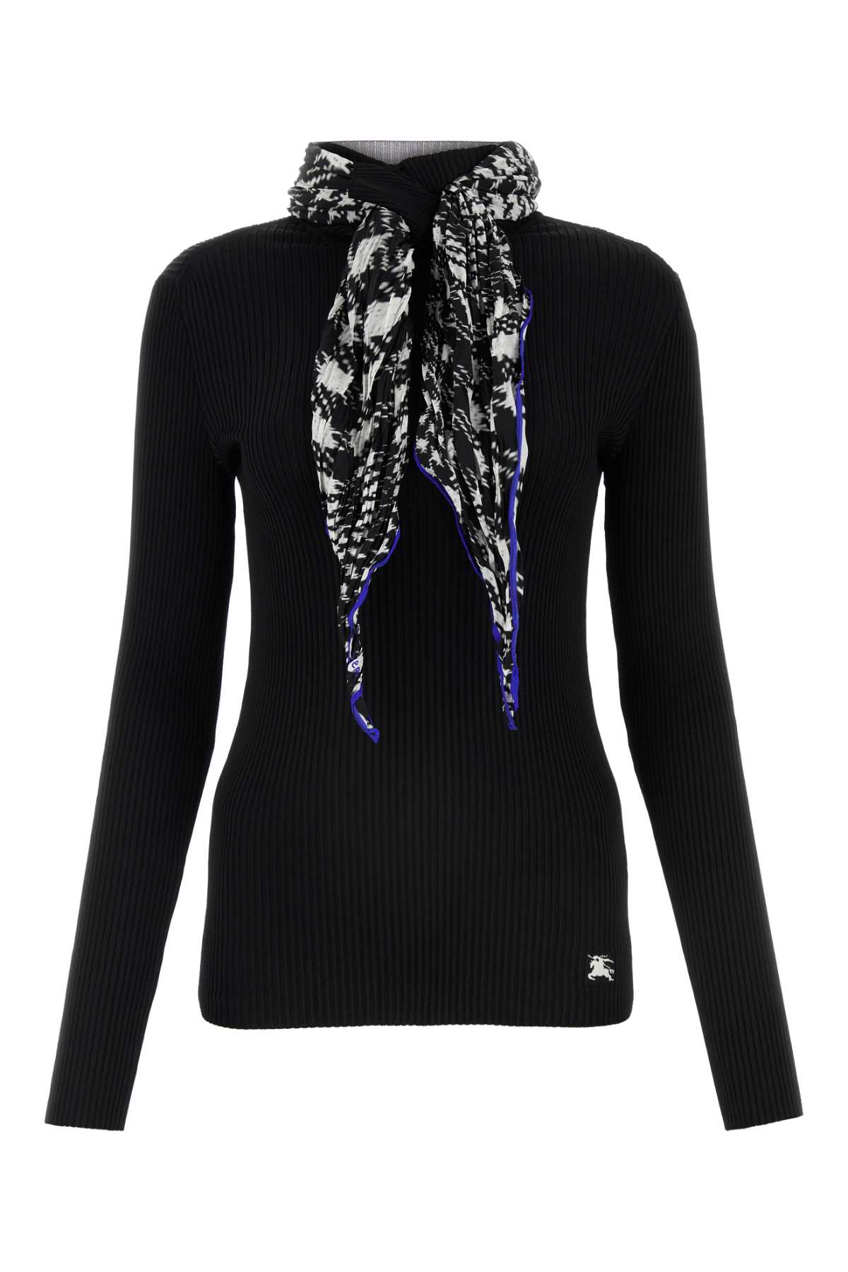 Burberry Black Viscose Blend Sweater Maglieria – Women