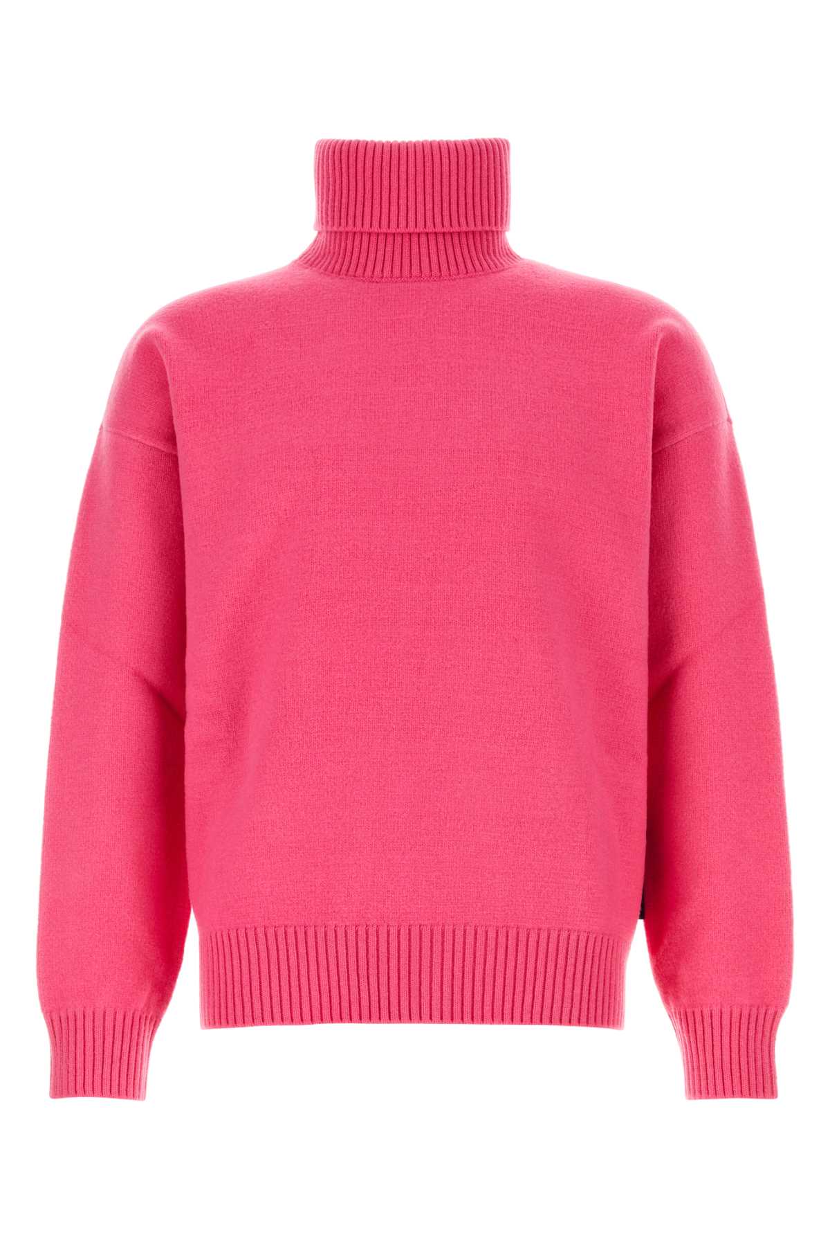 Gucci Dark Pink Stretch Wool Blend Sweater Rosebloommix Exterior: Elastane Nylon Maglieria – Men