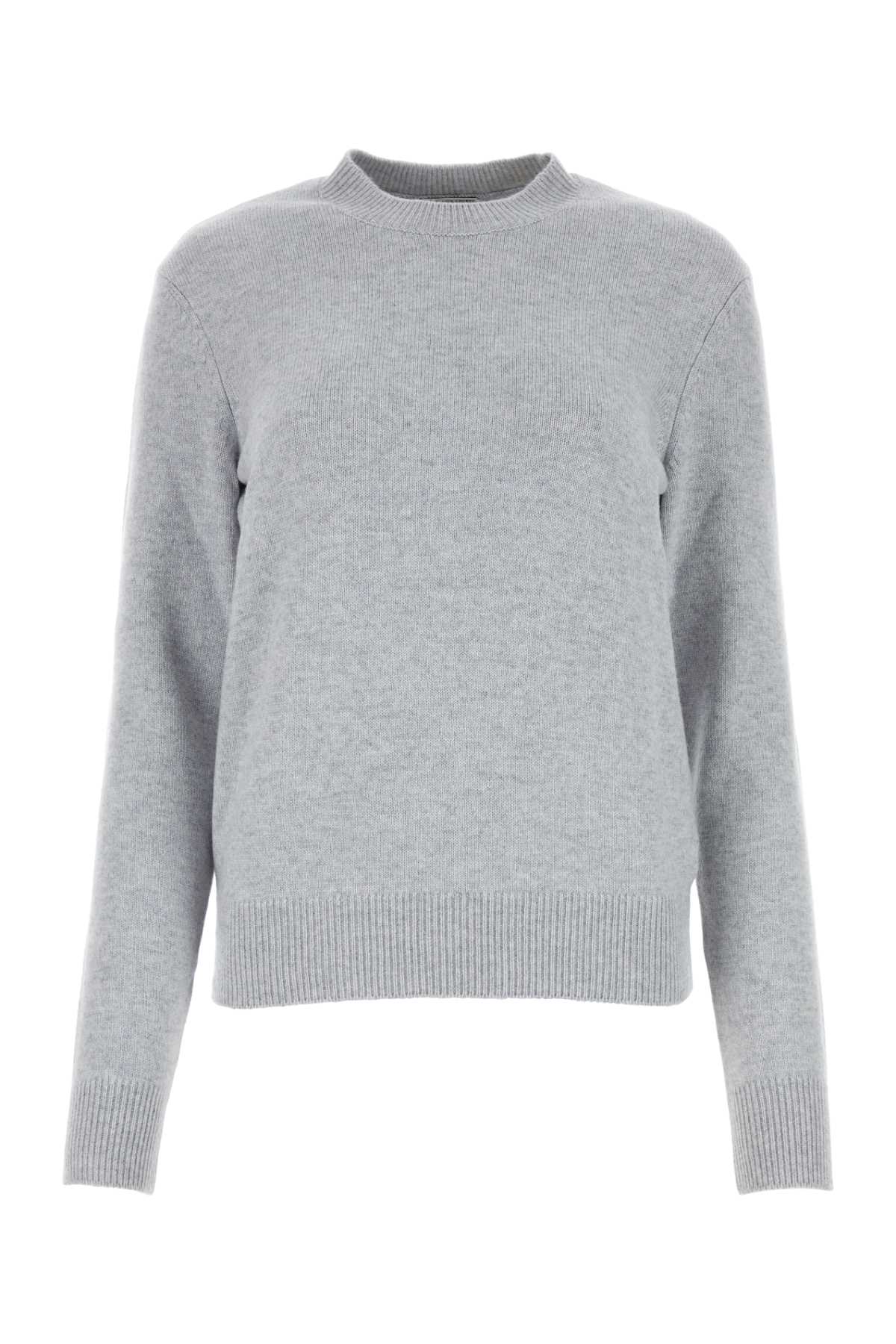 Bottega Veneta Grey Stretch Cashmere Blend Sweater Grigio Maglieria – Women