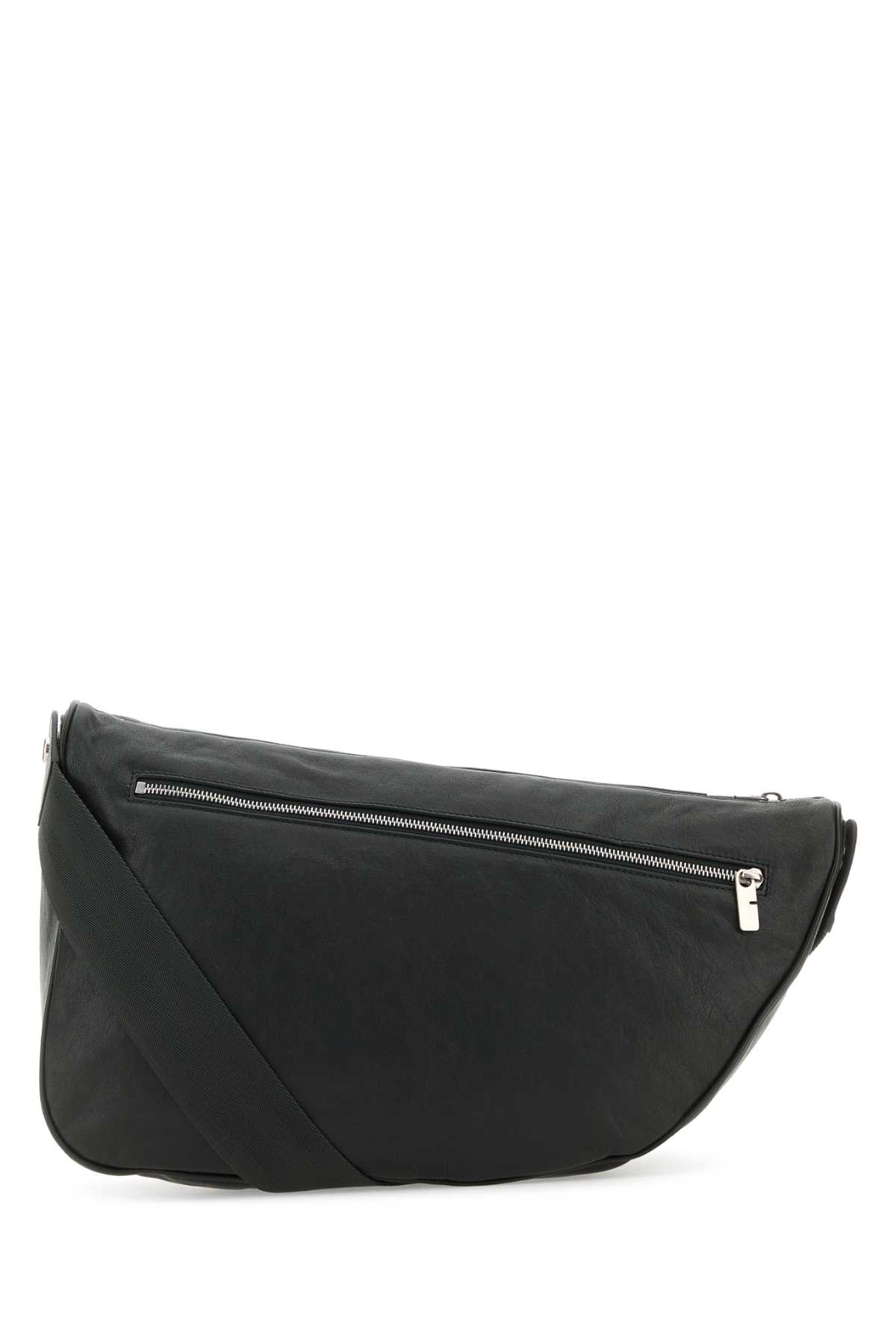 Burberry Slate Leather Large Shield Crossbody Bag Borse A Tracolla - Men