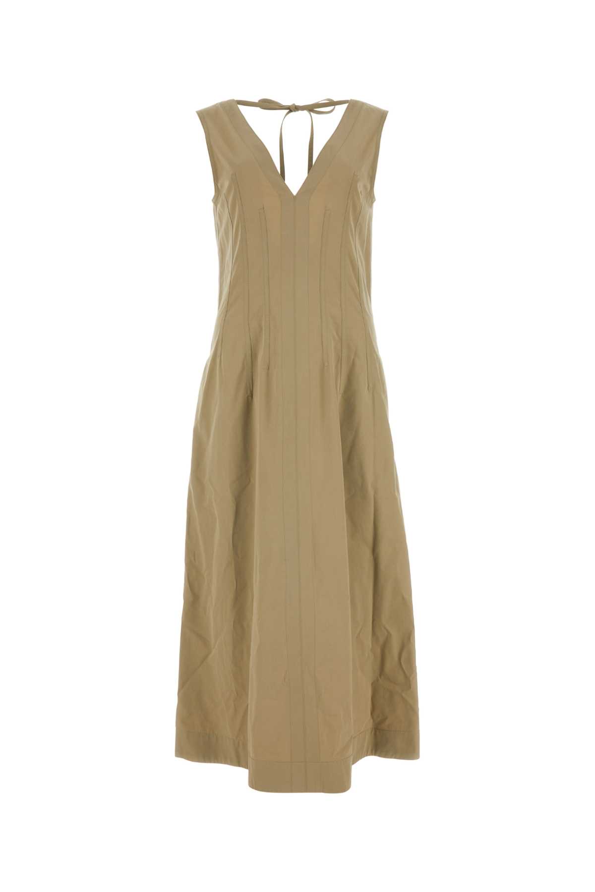 Bottega Veneta V-neck Sleeveless Midi Dress