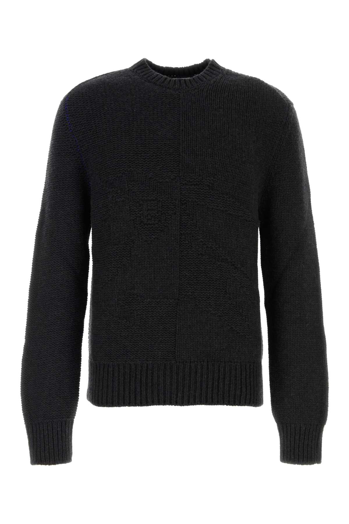 Burberry Slate Cashmere Sweater Brisk Exterior: Maglieria - Men