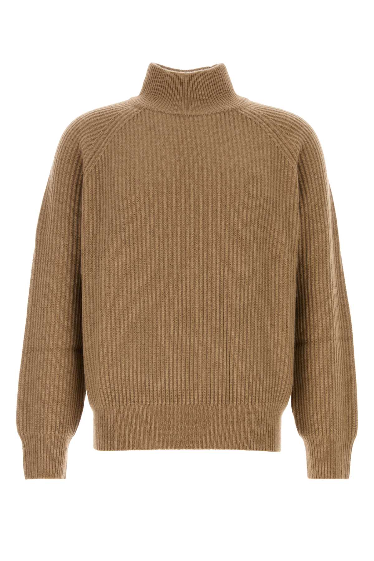 Le Kasha Camel Cashmere Lette Sweater Exterior: Maglieria – Men