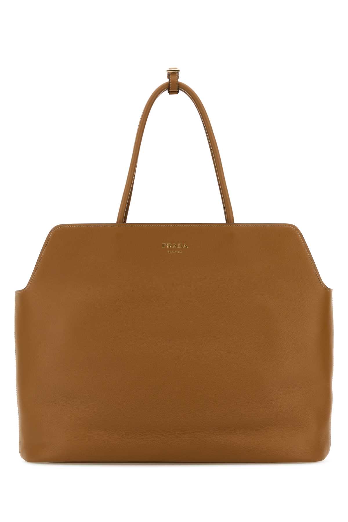 Prada Caramel Leather Shopping Bag Caramel0 Borse A Mano – Women