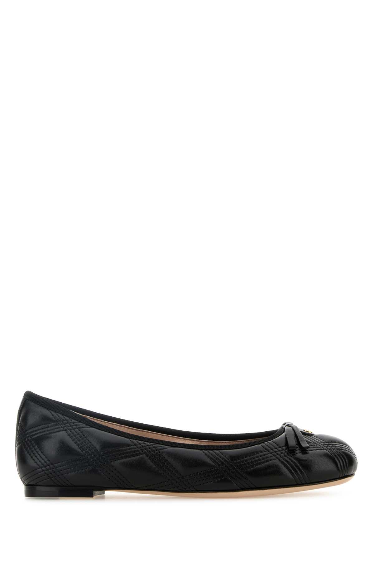 Valentino Garavani Black Leather Ballerinas Nero Ballerine – Women