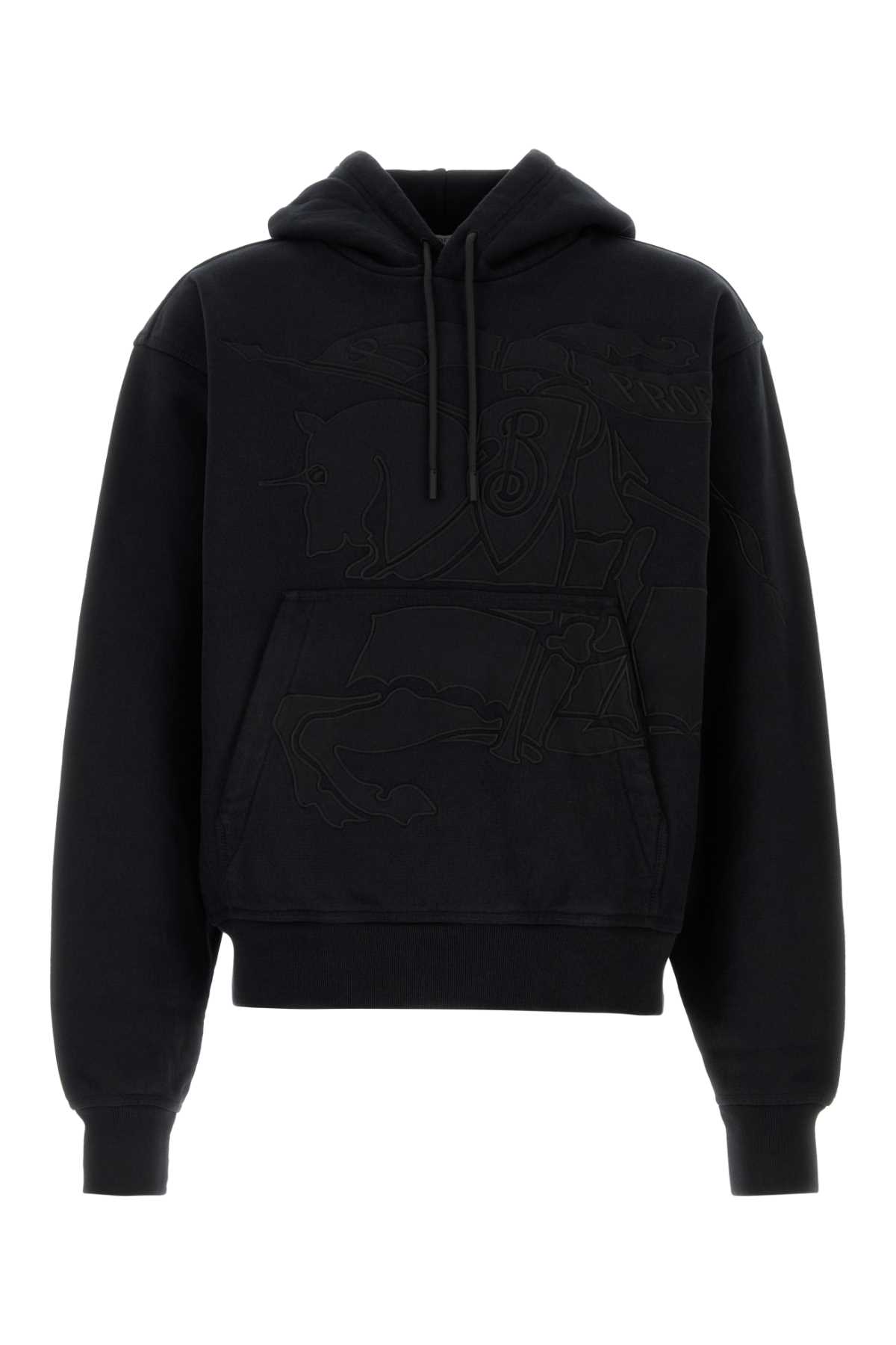 Burberry Black Cotton Sweatshirt