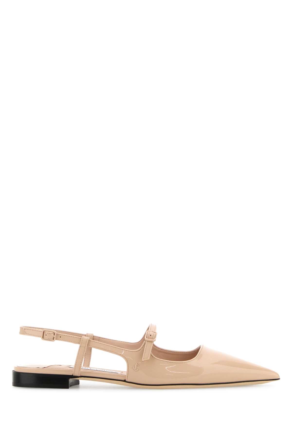 Jimmy Choo Light Pink Leather Didi Ballerinas Macaron Ballerine – Women