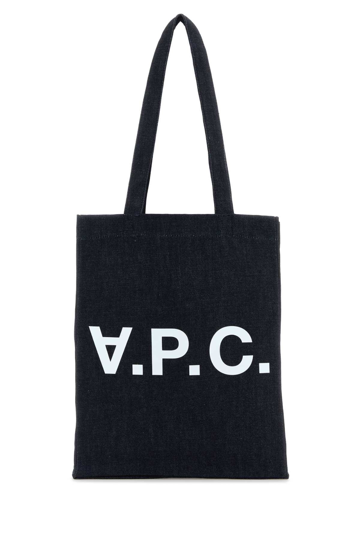 A. P.C. Denim Laure Shopping Bag Indigo Coton Borse A Mano - Men