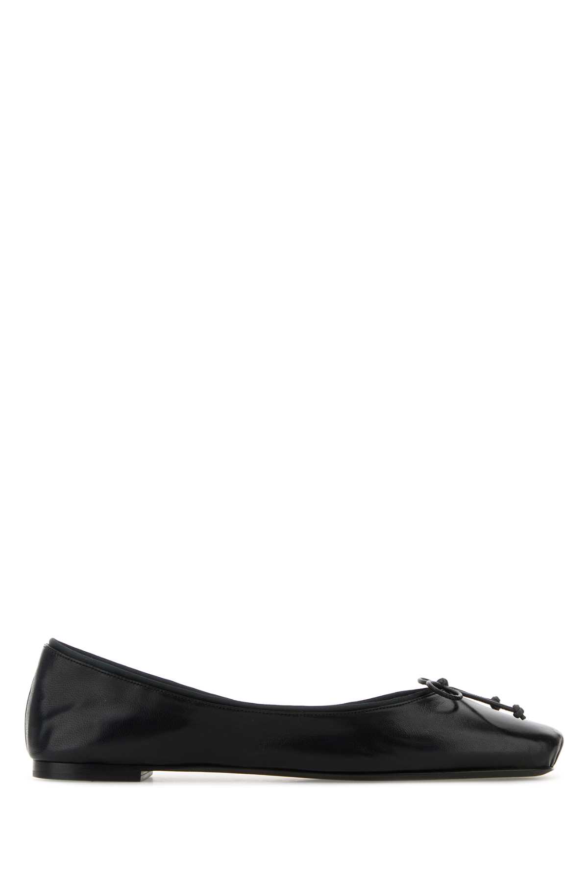 Khaite Black Nappa Leather Charlotte Ballerinas Ballerine – Women