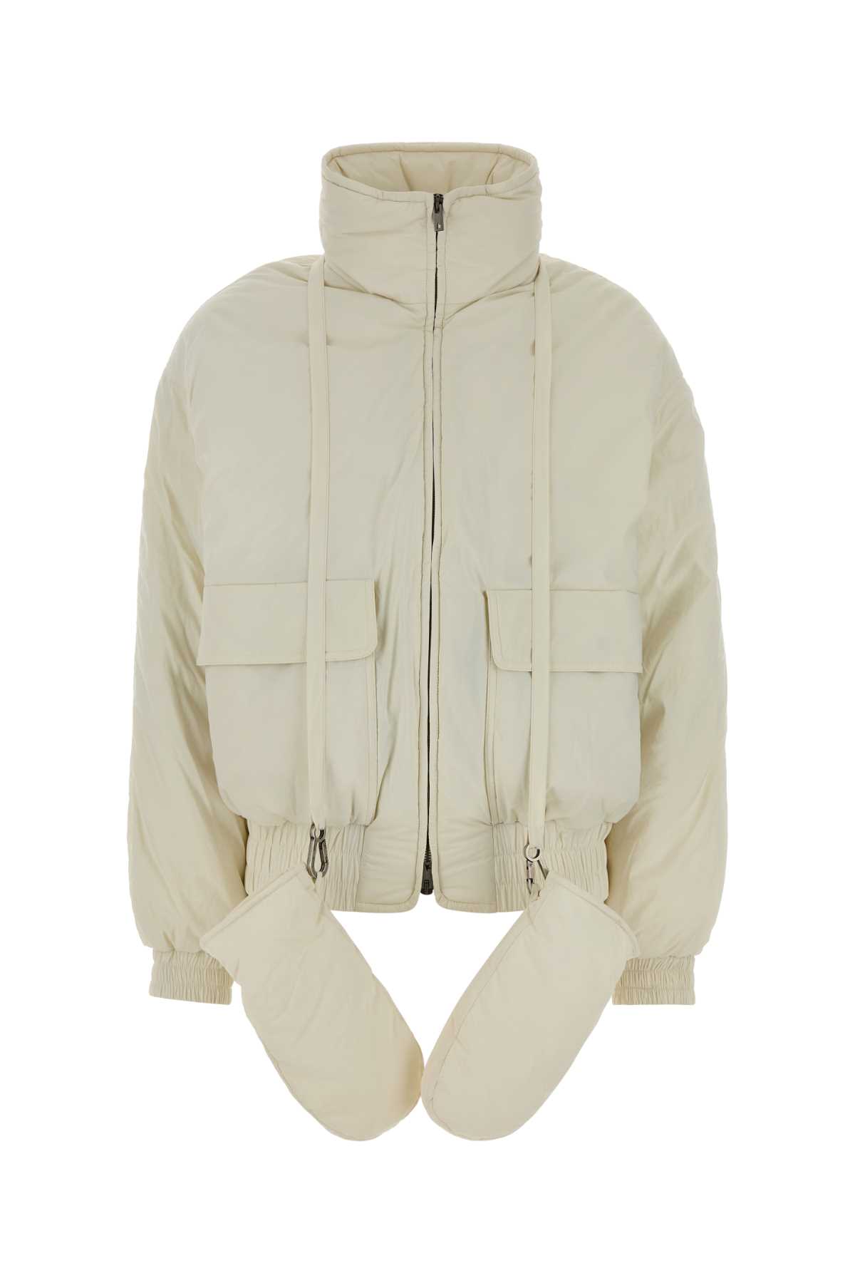Golden Goose Deluxe Brand Ivory Nylon Padded Jacket Antiquewhite Giubbini – Women