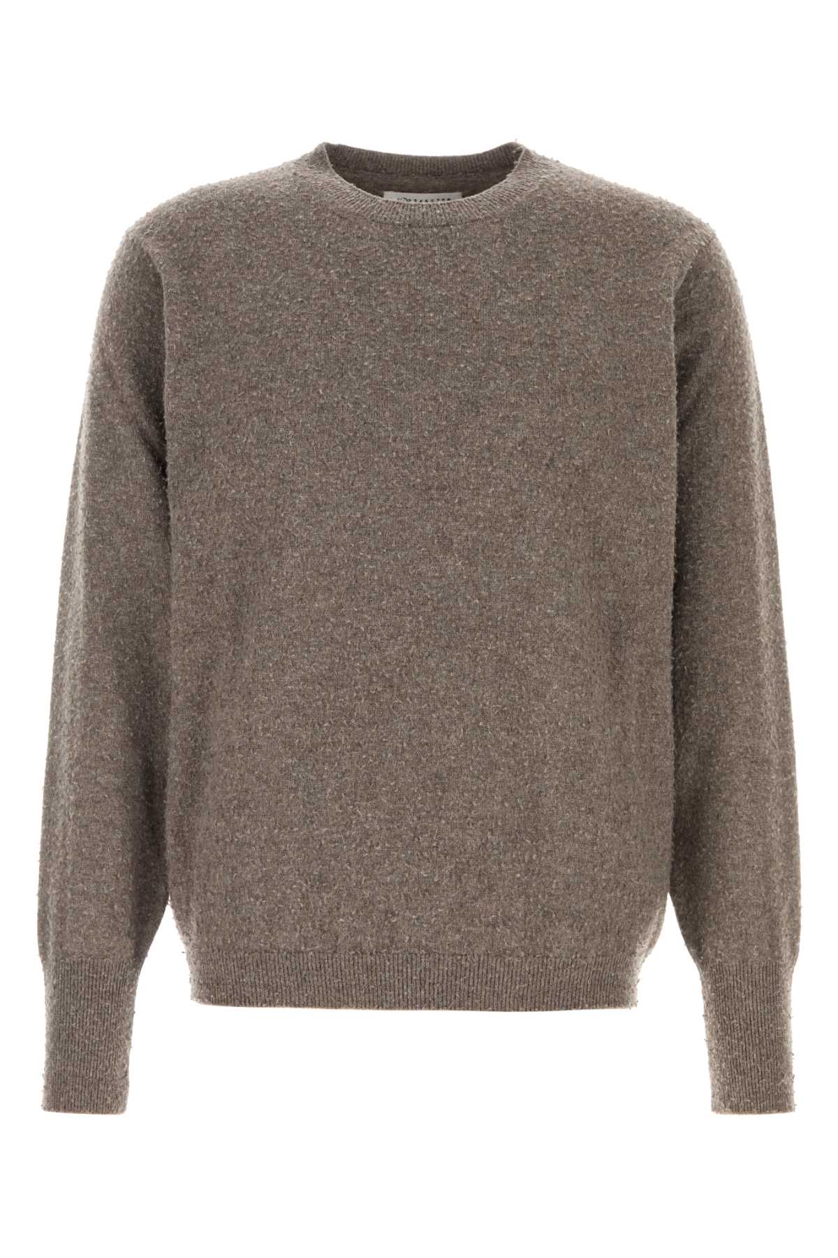 Maison Margiela Dove Grey Cashmere Blend Sweater Beige Maglie – Men
