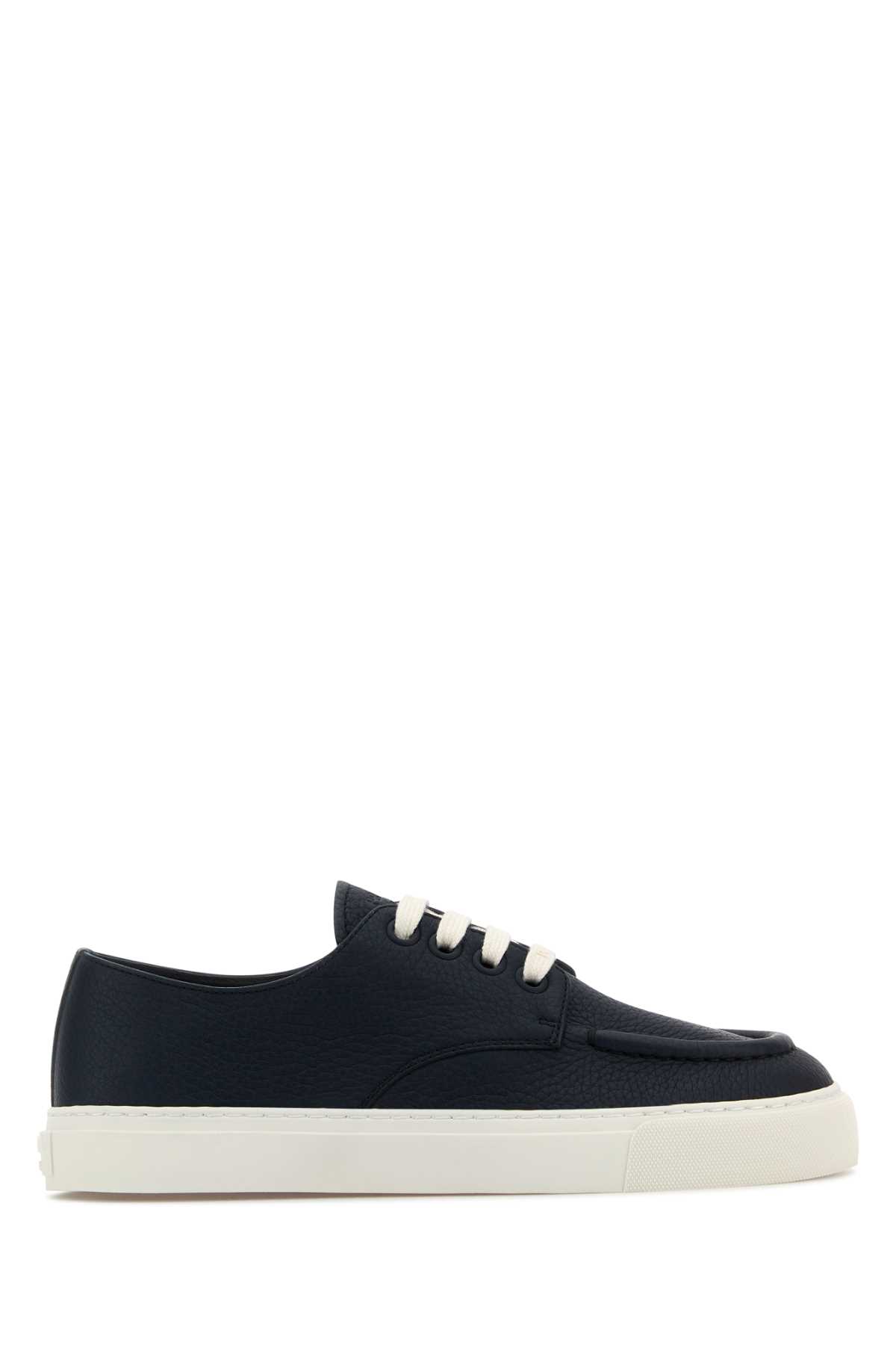 Prada Navy Blue Leather Sneakers Baltico - Men