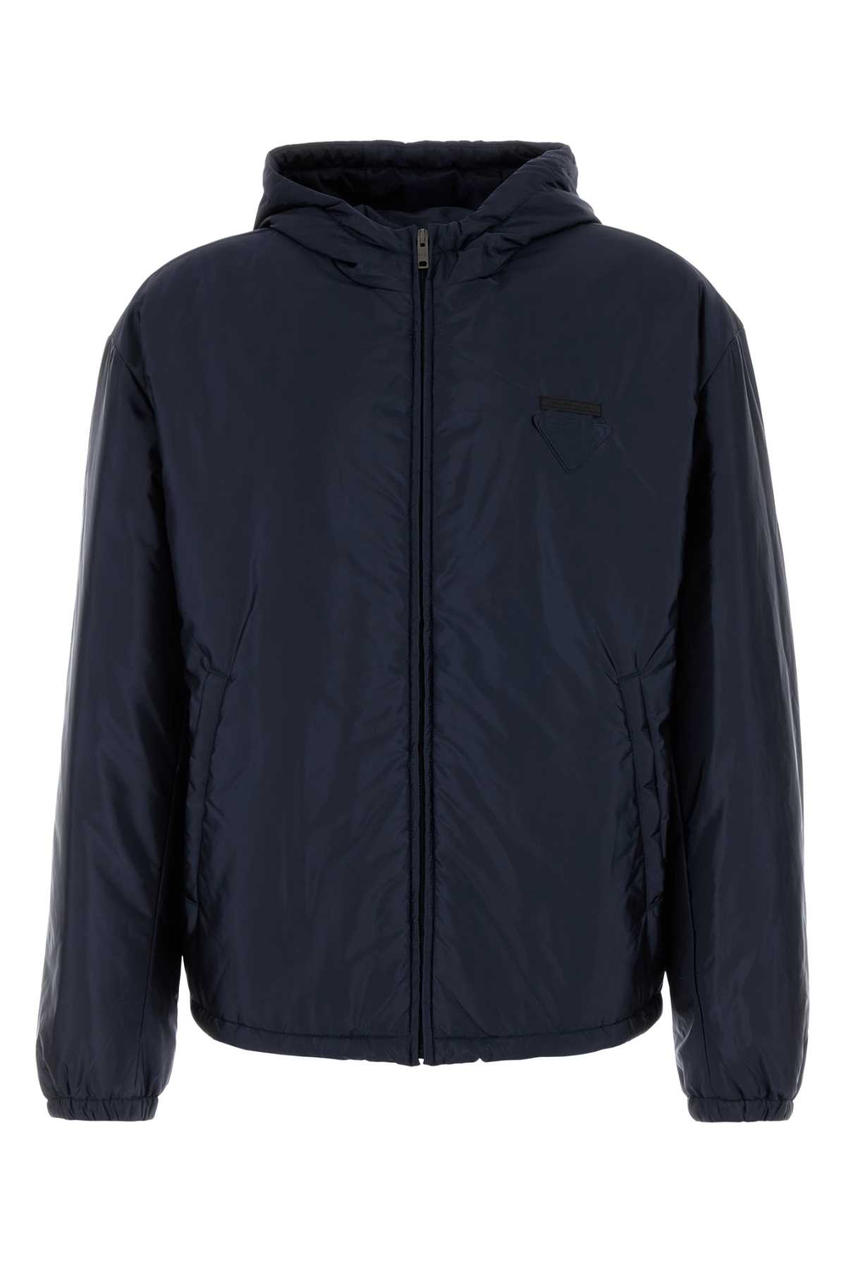 Prada Navy Blue Re-nylon Padded Jacket