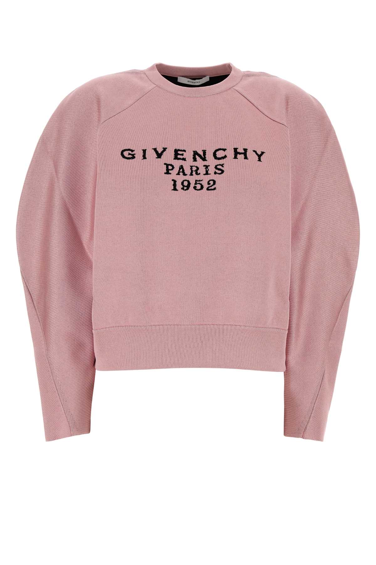 Givenchy Pink Viscose Blend Sweater Lightpink Maglieria – Women