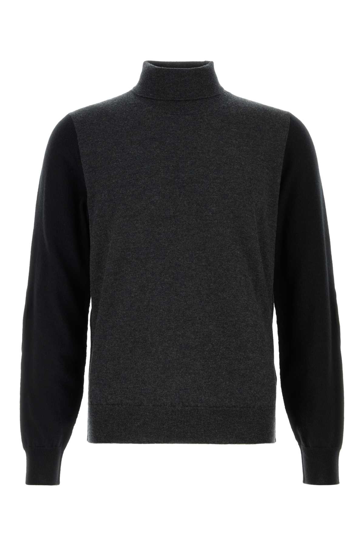 Maison Margiela Pull Col Roulé - Gris