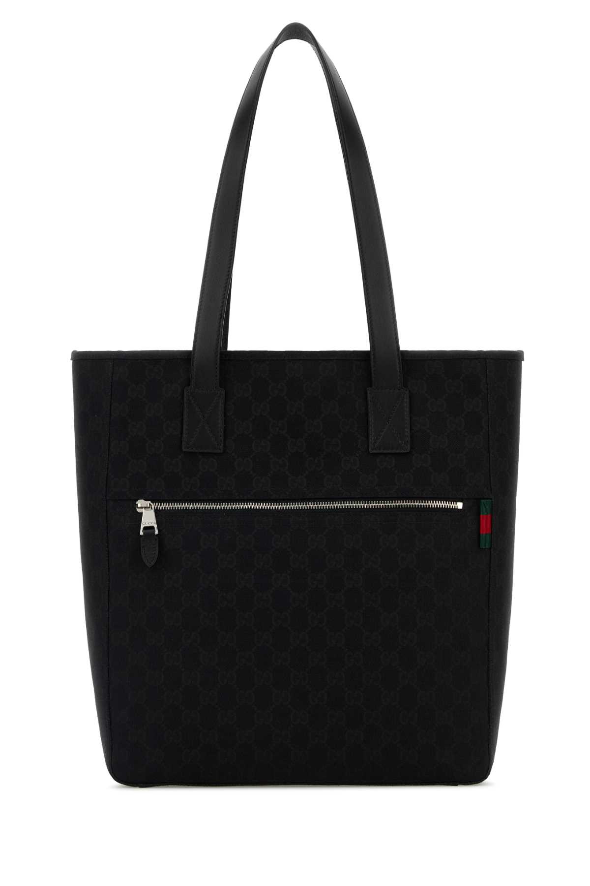 Gucci Gg Fabric Shopping Bag Blk/blk/vrv Borse A Mano – Men