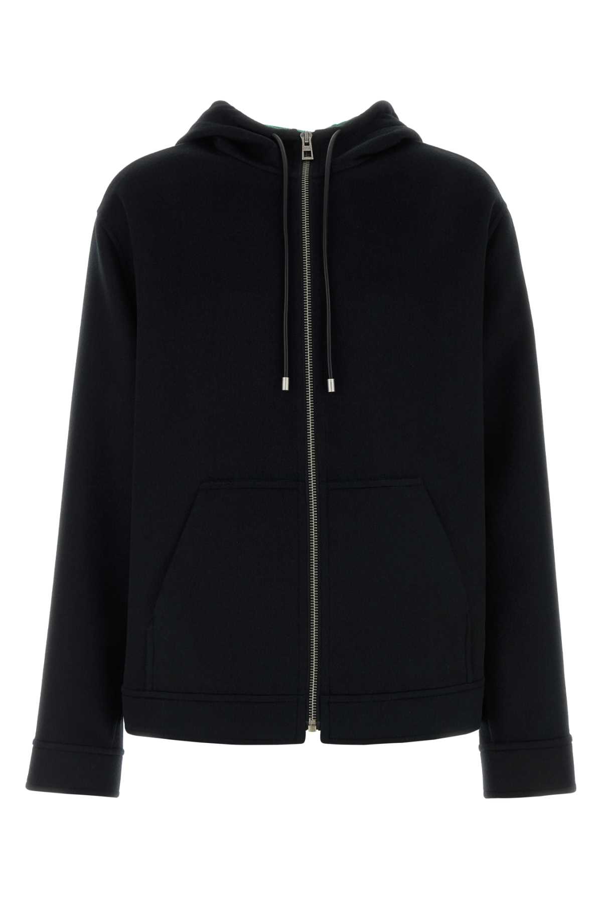 Loewe Black Flannel Jacket Blackgreen Exterior: Wool Cashmere Giubbini - Men
