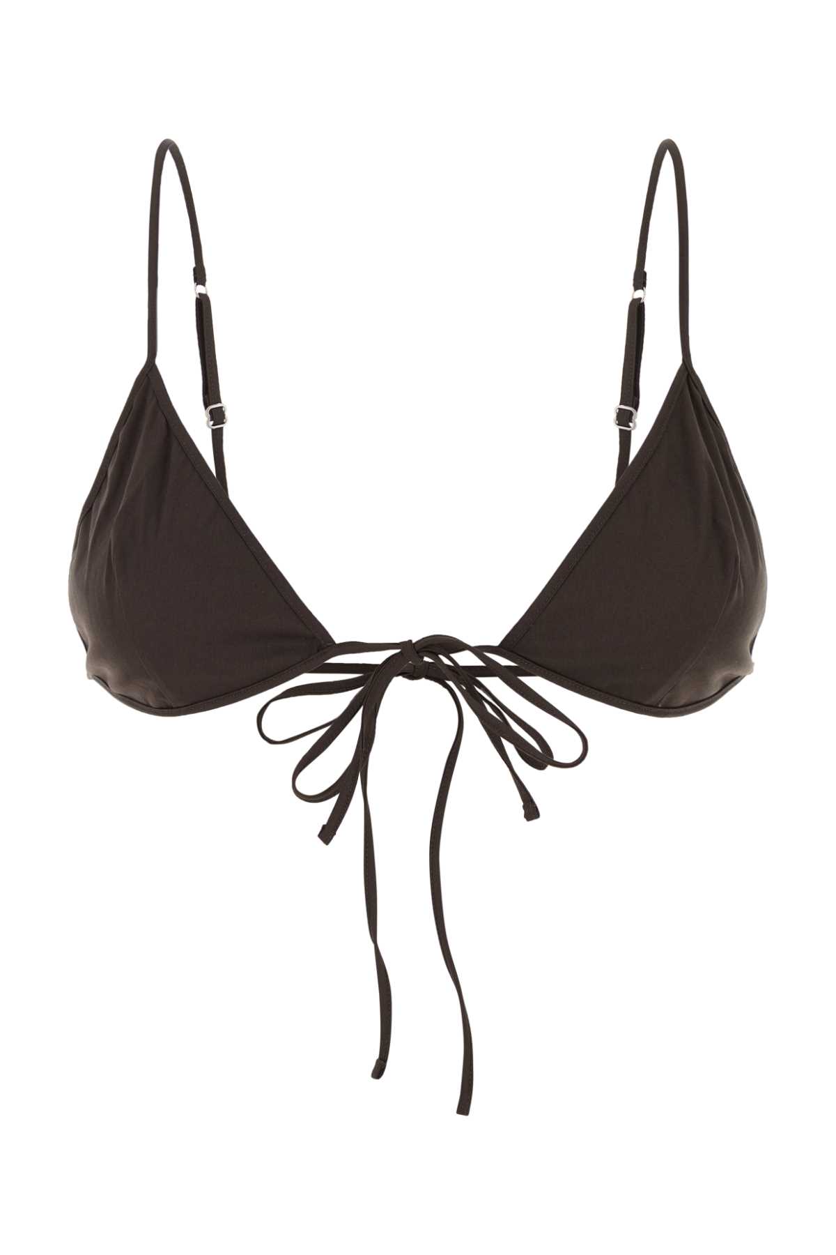 Prada Brown Stretch Poplin Bra Ebano Coeapa Intimo - Women