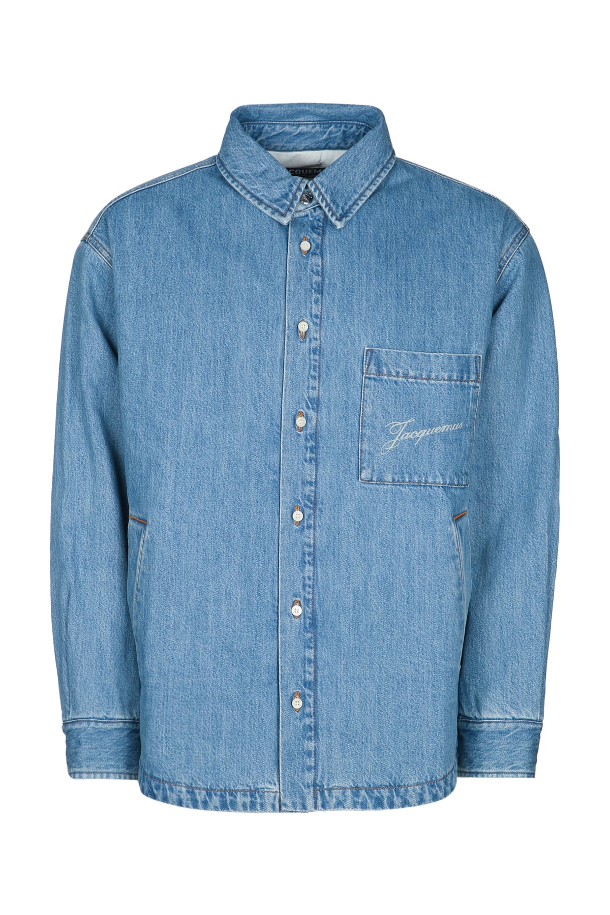 Jacquemus La Chemise Boulanger Bluetabac Camicie – Men