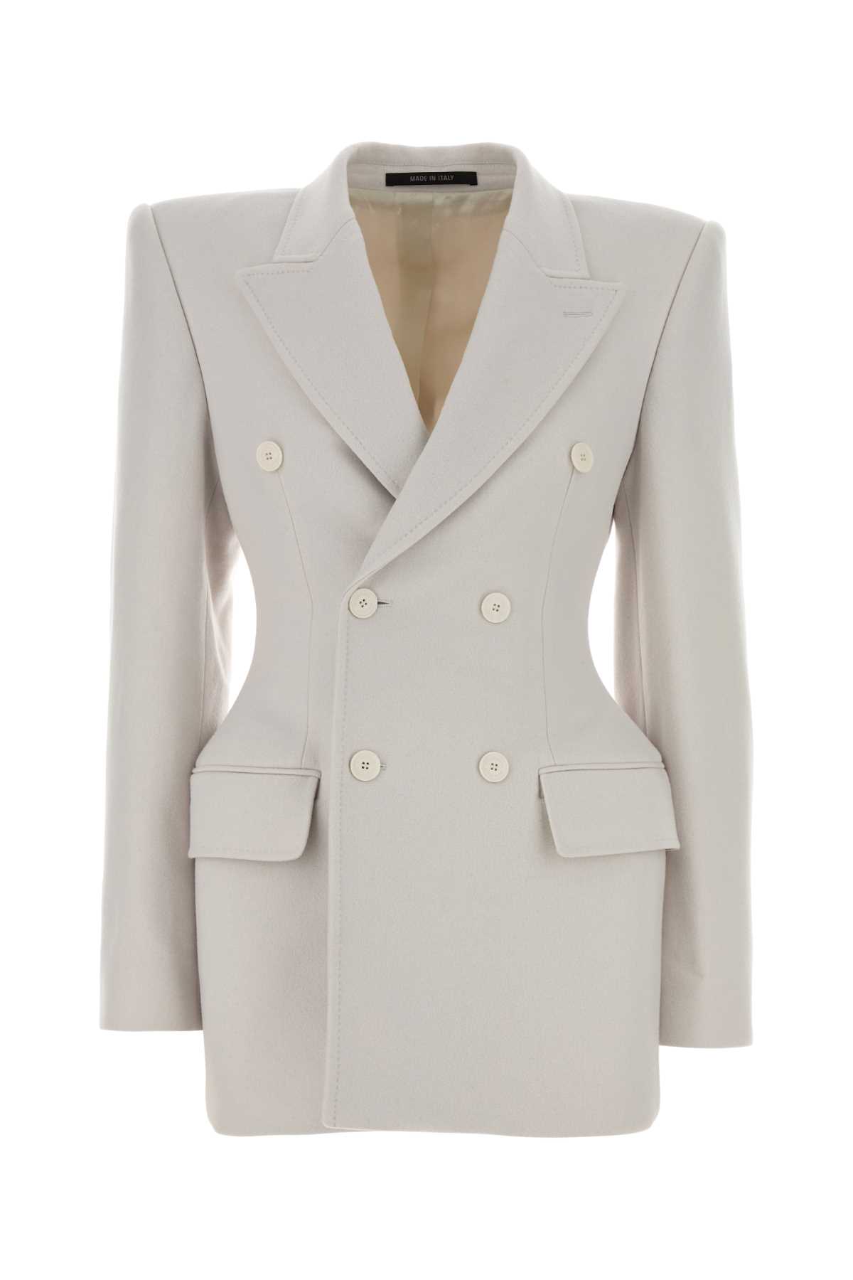 Balenciaga Chal Cashmere Blazer Cream Giacche E Gilet – Women