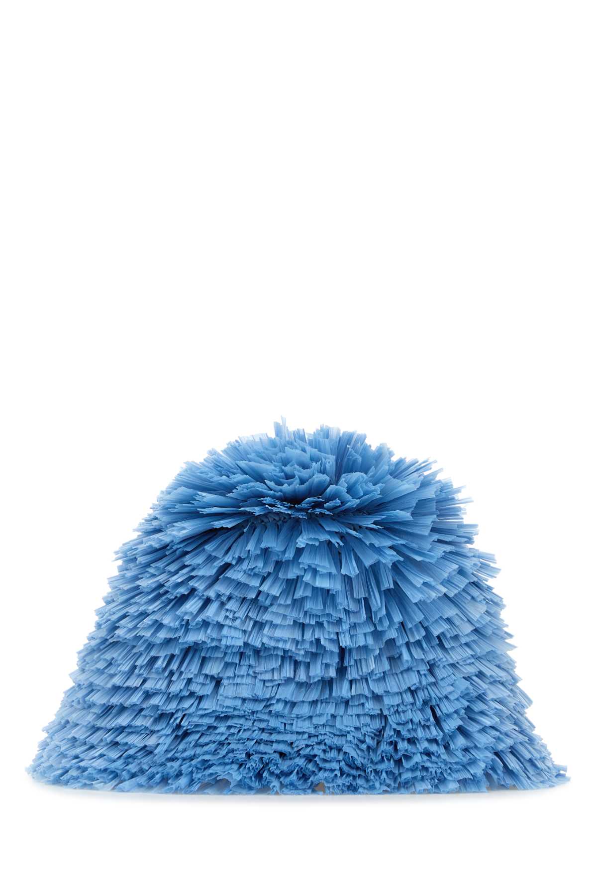 Prada Embellished Raffia Bucket Hat Celeste Cappelli E Fasce Per Capelli - Women