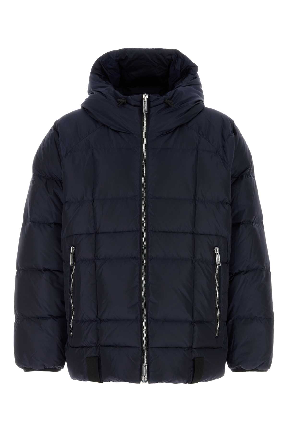Dsquared2 Navy Blue Nylon Down Jacket Navyblue Piumini - Men