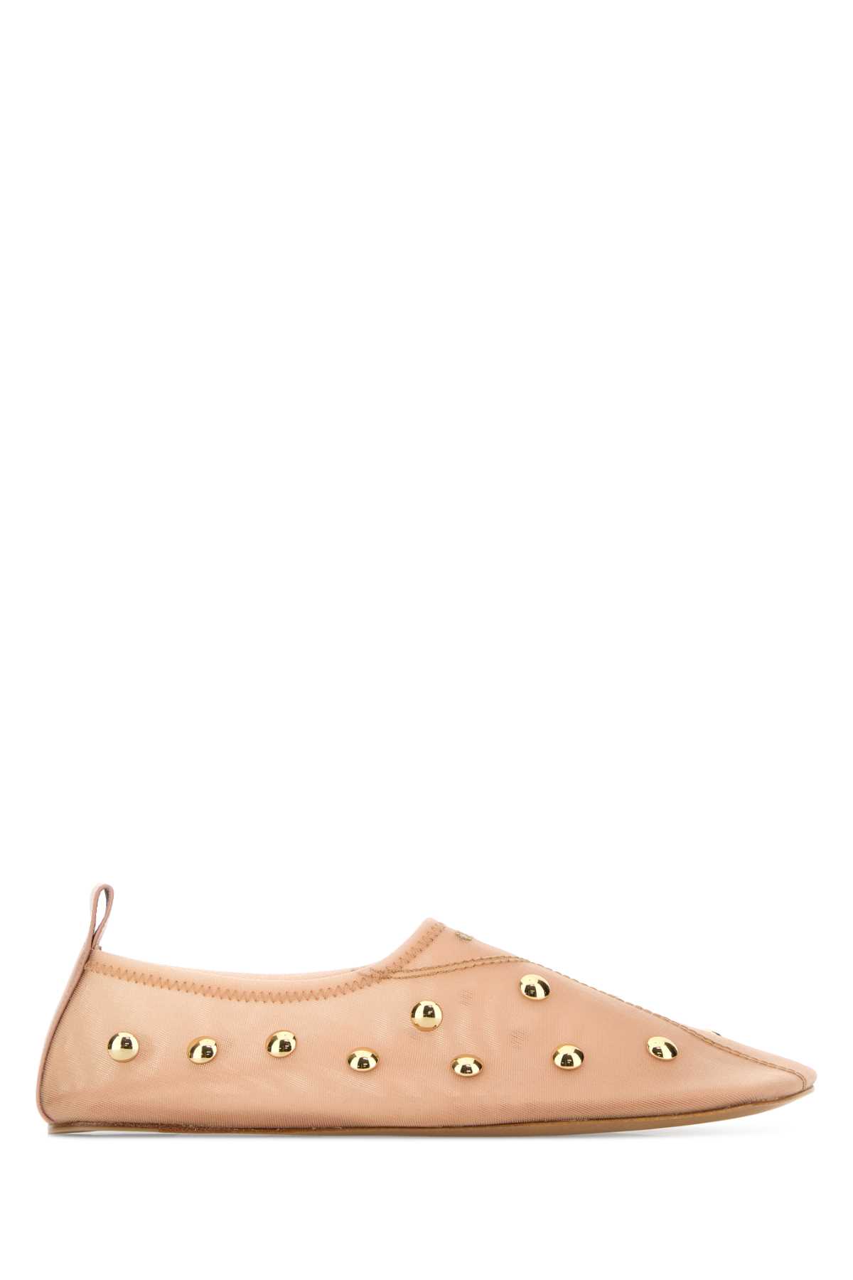 Chloé Pink Mesh Rita Ballerinas Blushybeige Ballerine – Women