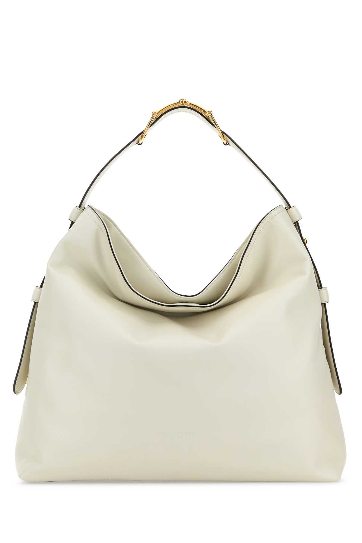 White Leather Large Gucci Beatrix Shopping Bag Dustywhite Borse A Mano – Women