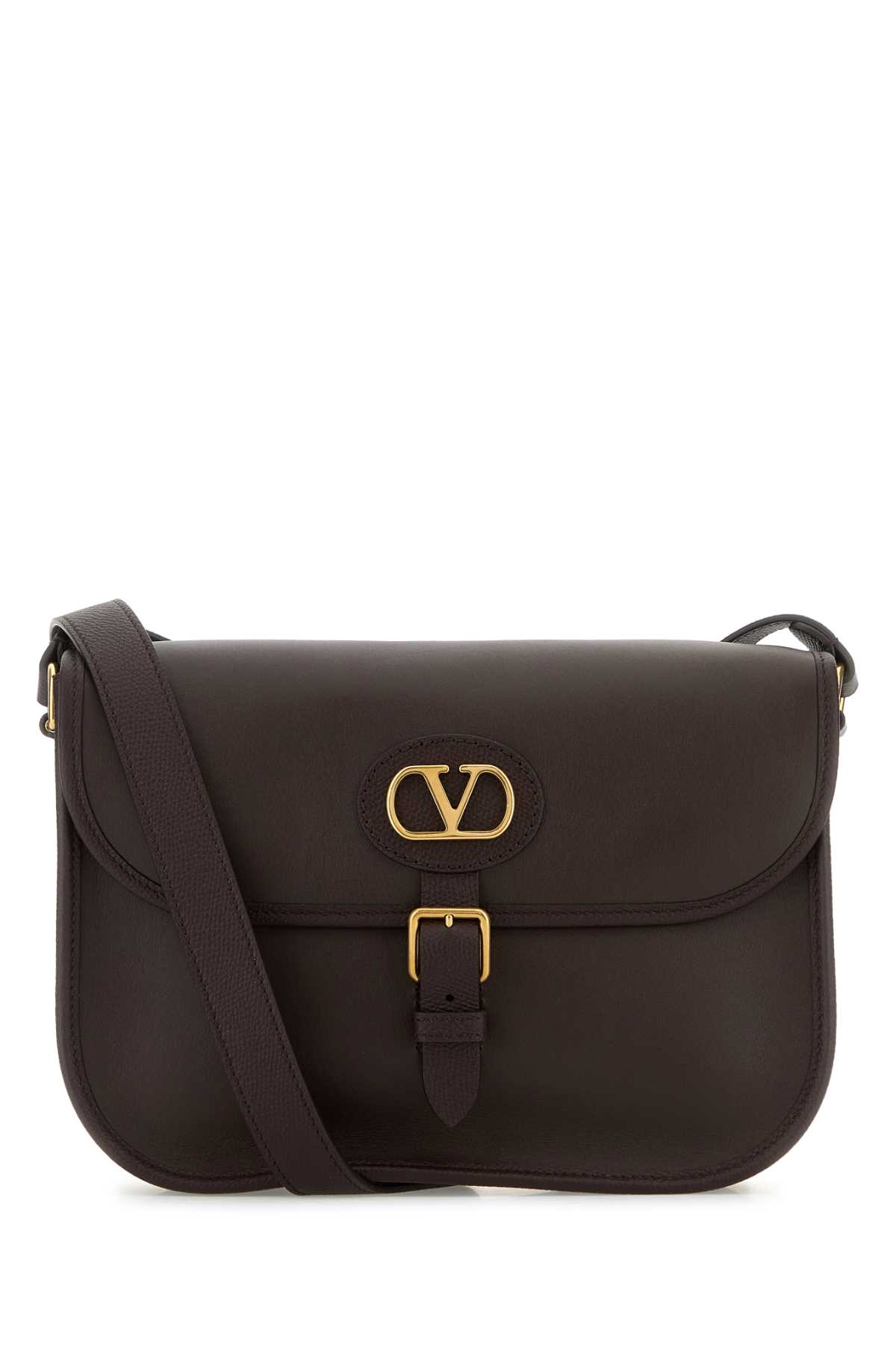Valentino Garavani Chocolate Leather Antibes Crossbody Bag Oakbrown Calf - Bos Taurus Borse A Tracolla - Men