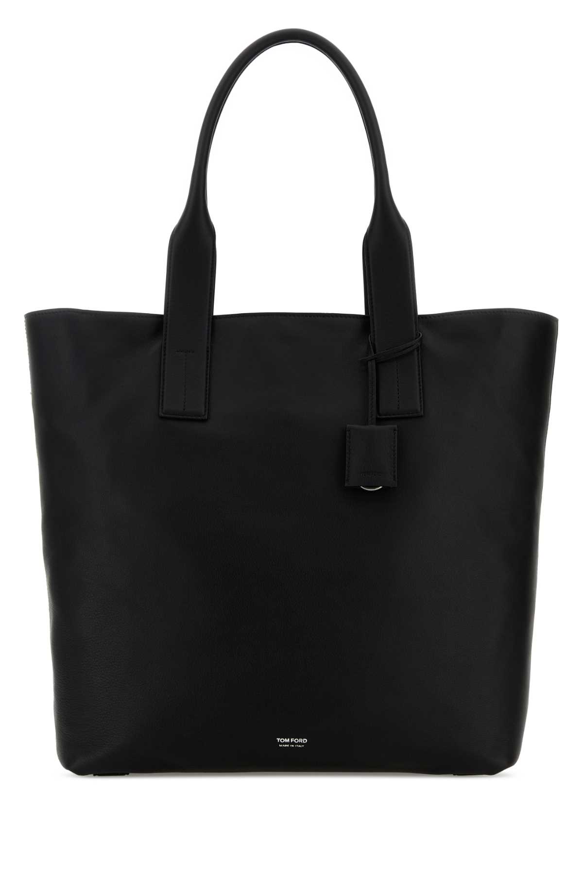 Tom Ford Black Leather Shopping Bag Borse A Tracolla – Men