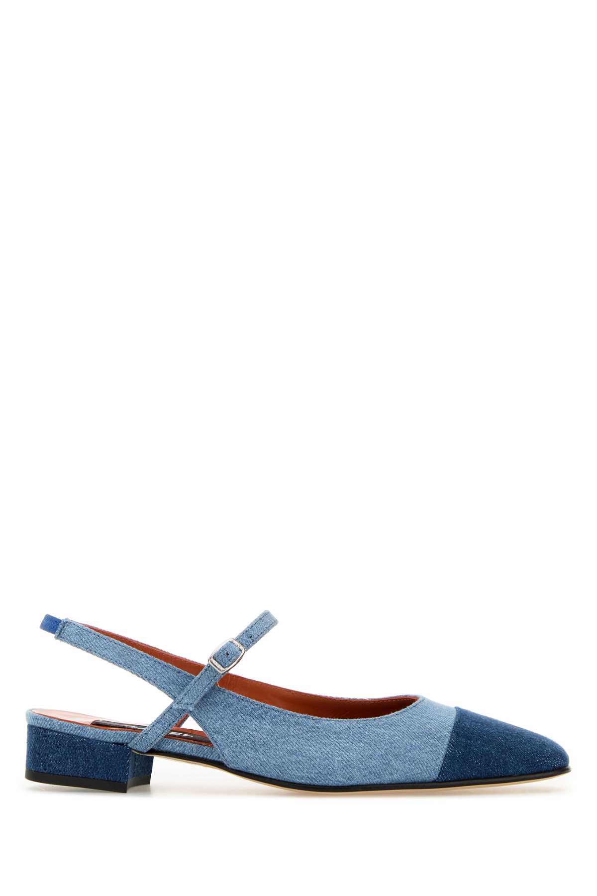 Carel Paris Two-Tone Canvas Oceano Ballerinas Bijeans Ballerine – Women