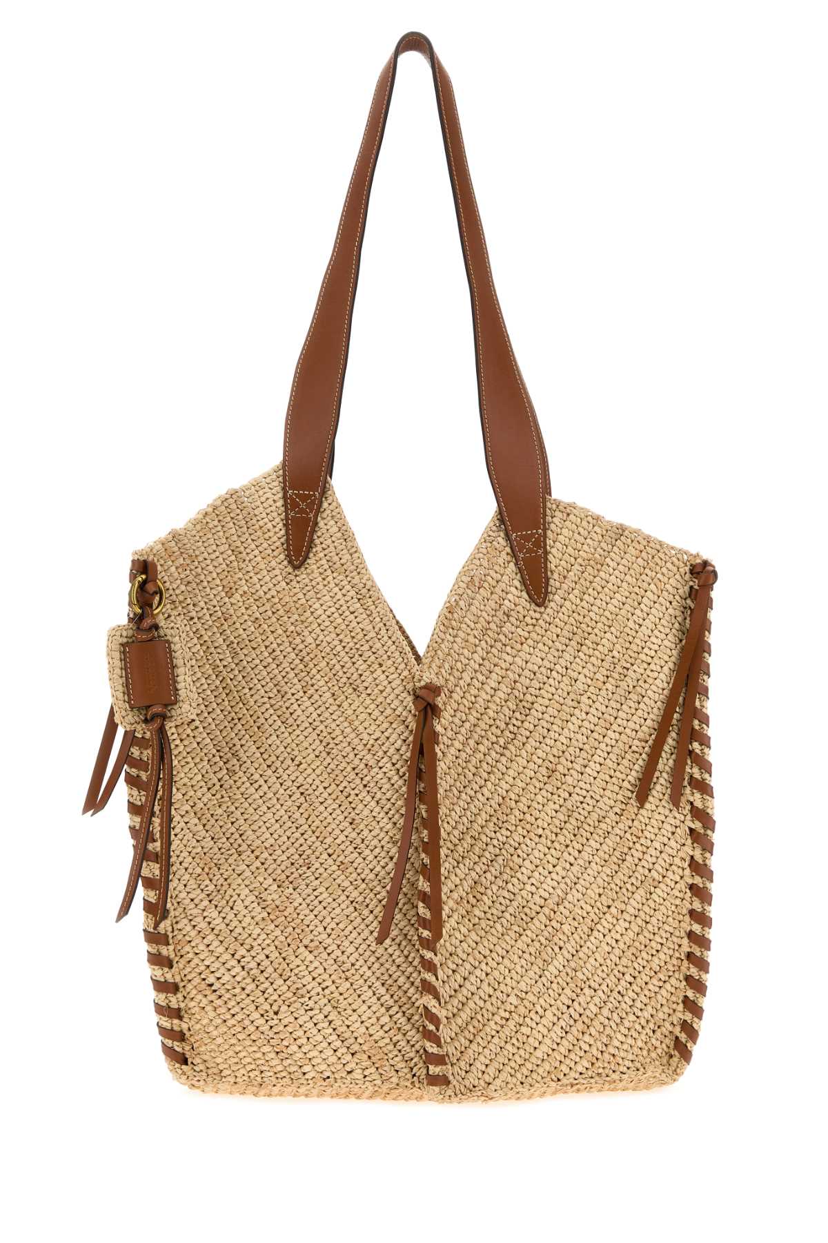Isabel Marant Rafia Tampa Shopping Bag Natural/cognac Borse A Mano – Women