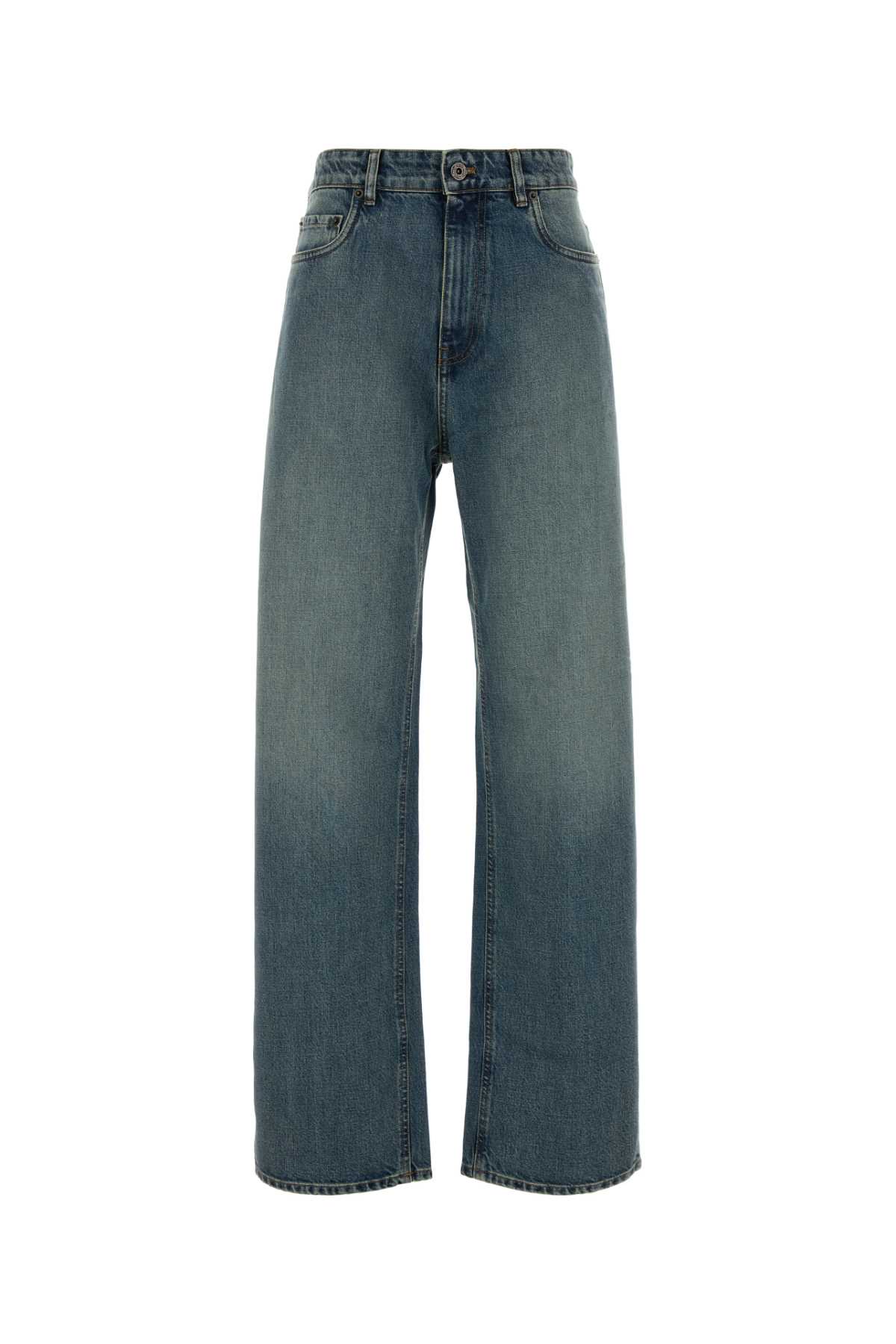 Miu Miu Denim Jeans Bleu Exterior: Cotton – Women