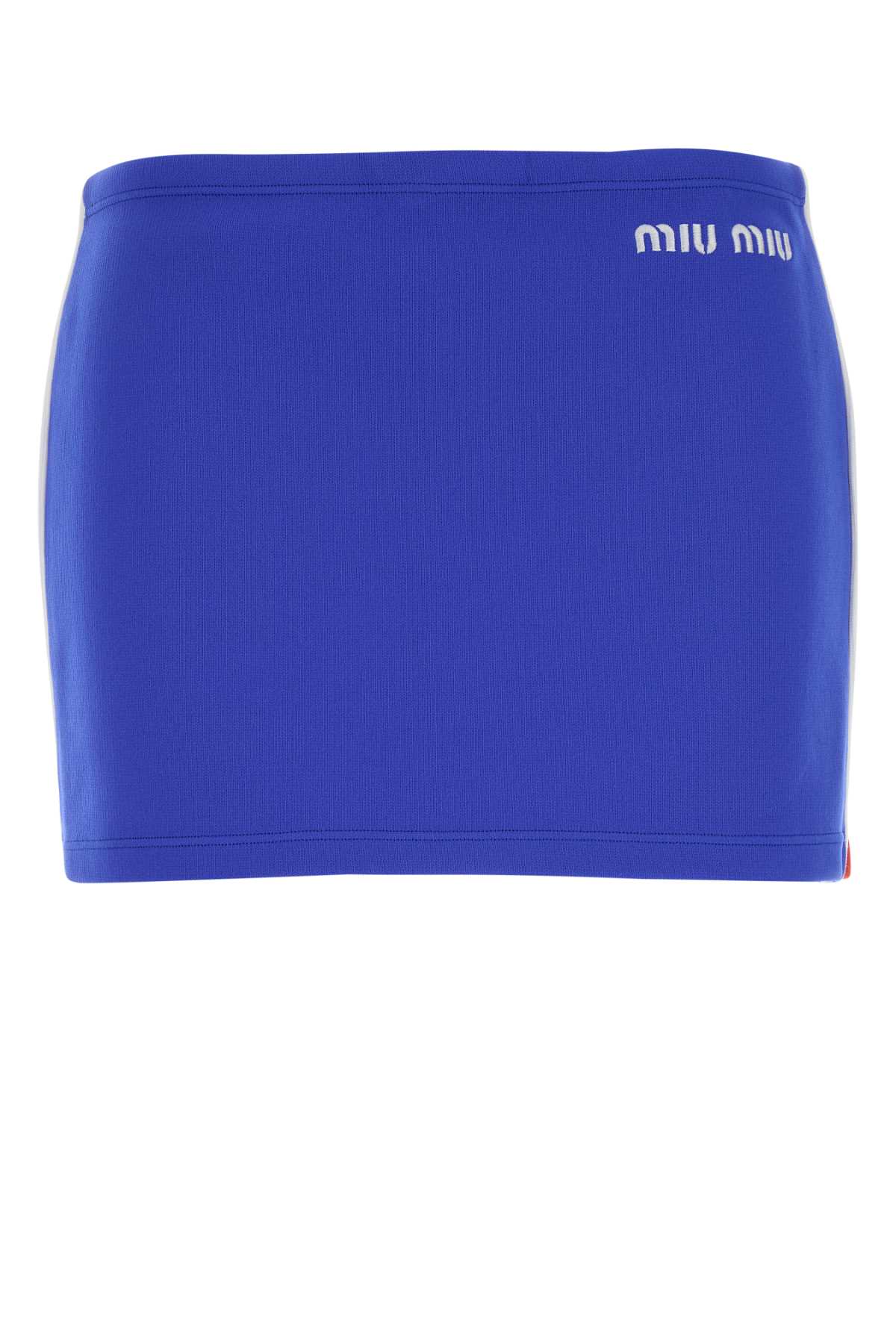 Miu Miu Bluetterosso Skirt