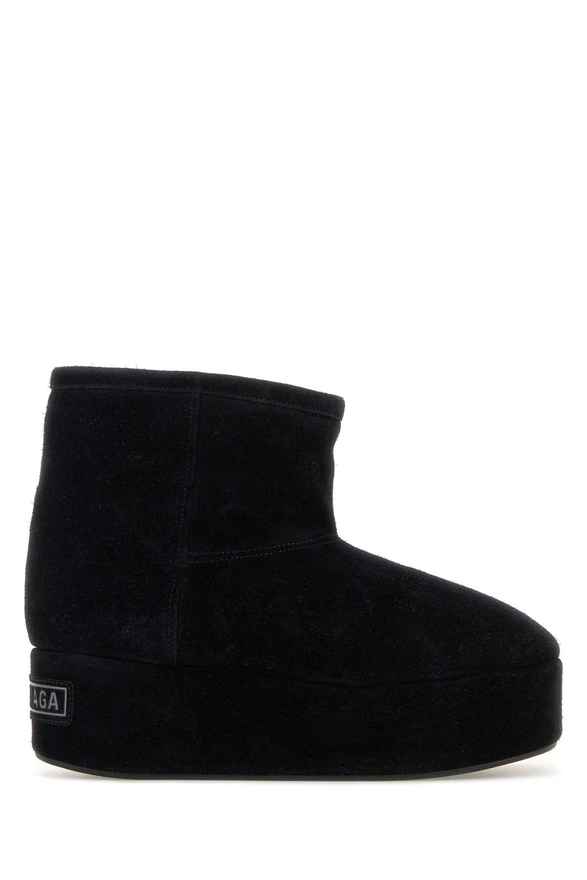 Balenciaga Black Suede Alaska Ankle Boots T Domesticated Calf Le Stivali – Women