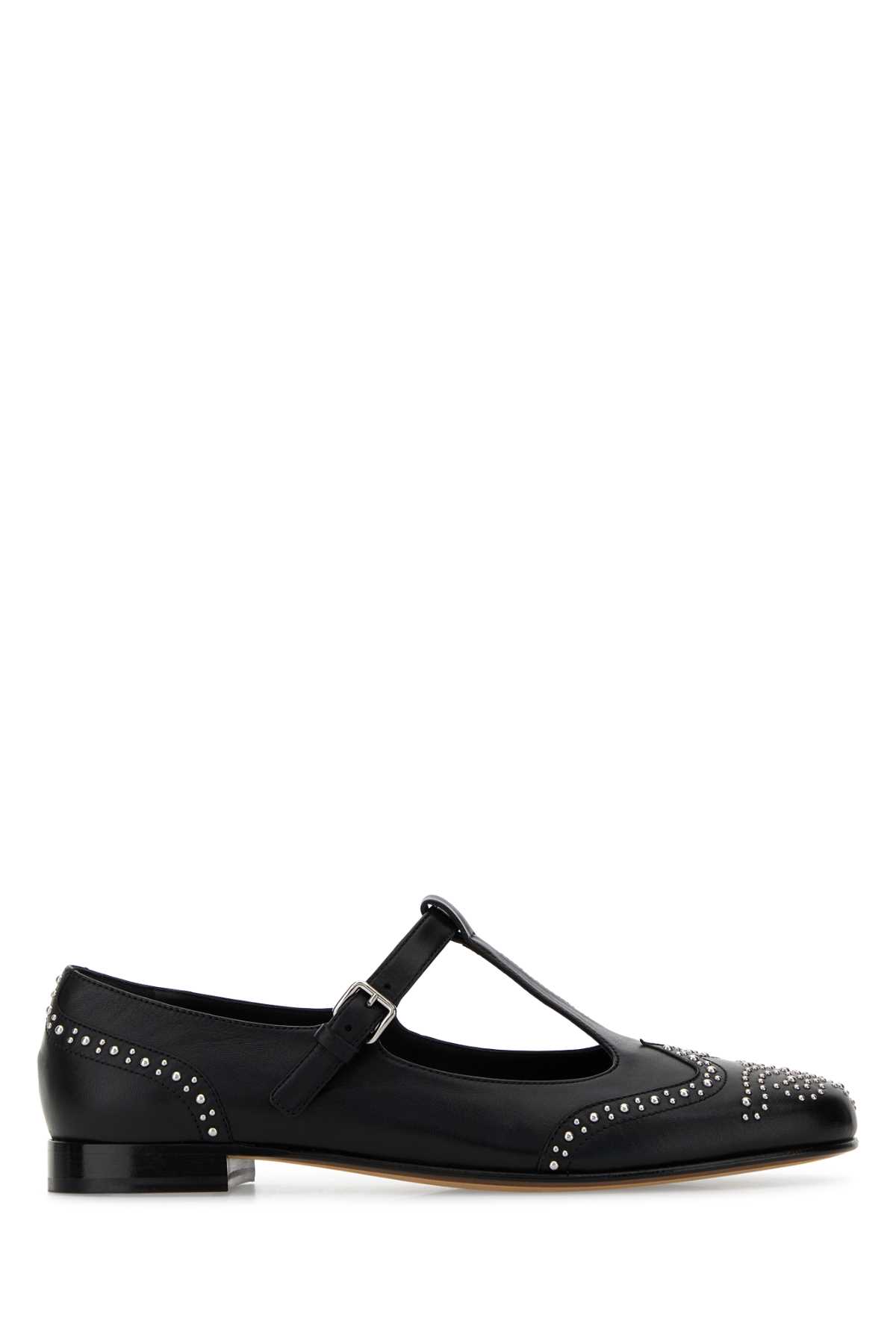 Church’S Black Nappa Leather Opal Ballerinas Ballerine – Women