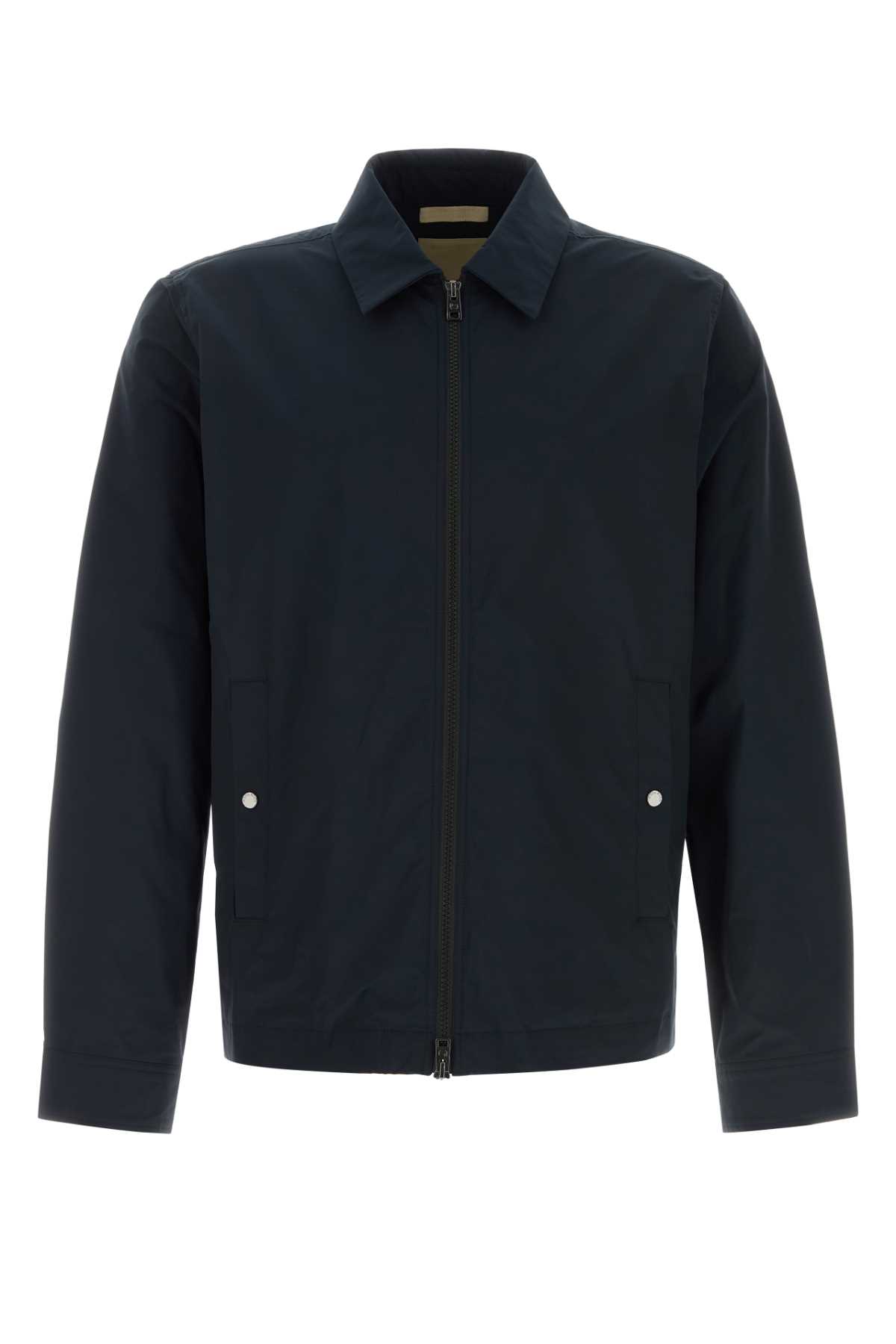 Woolrich Midnight Blue Polyester Urban Timber Jacket Meltonblue Exterior: Giubbini - Men