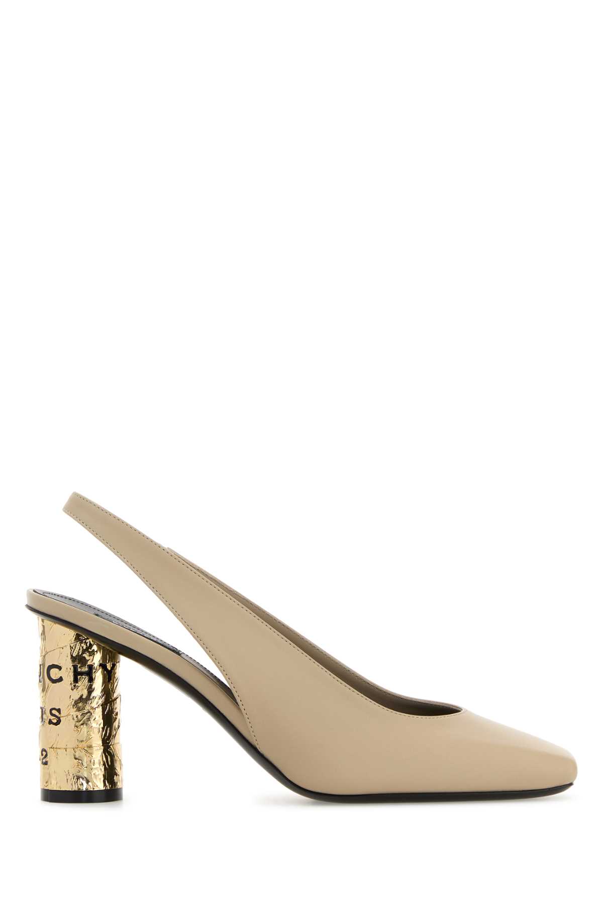 Givenchy Sand Leather Tape Pumps Beige Scarpe Con Tacco – Women