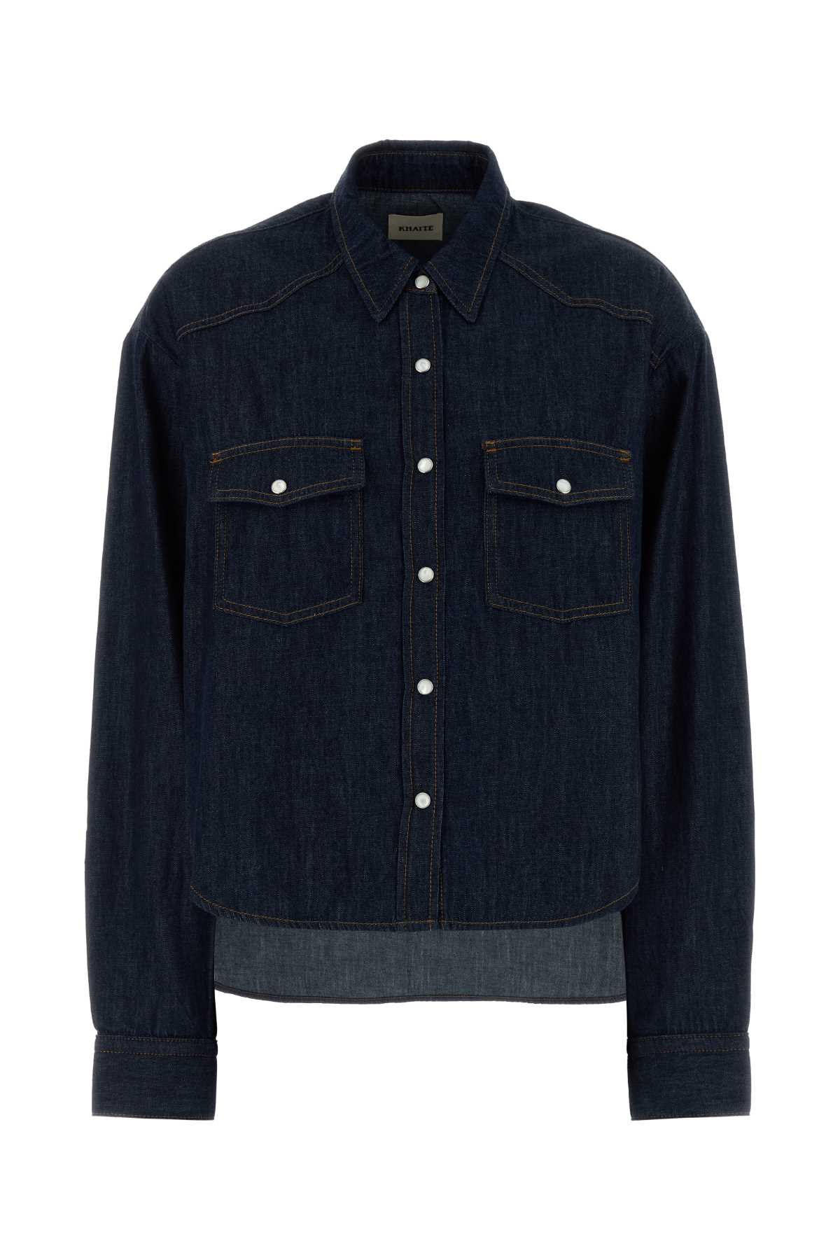 Khaite Denim Grenon Shirt Benson Cotton Camicie – Women