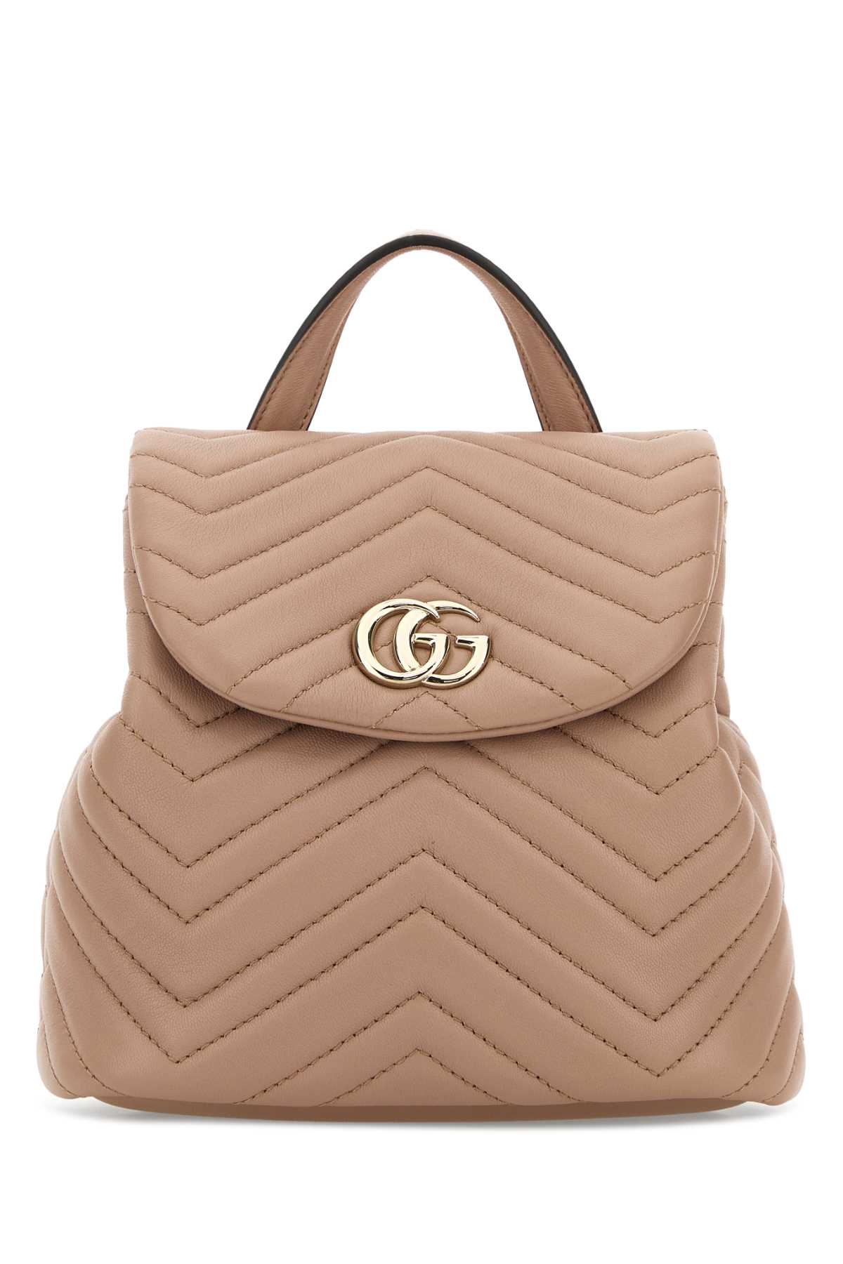 Gucci Pink Leather Mini Gg Marmont Backpack Cameoxdafne Zaini – Women