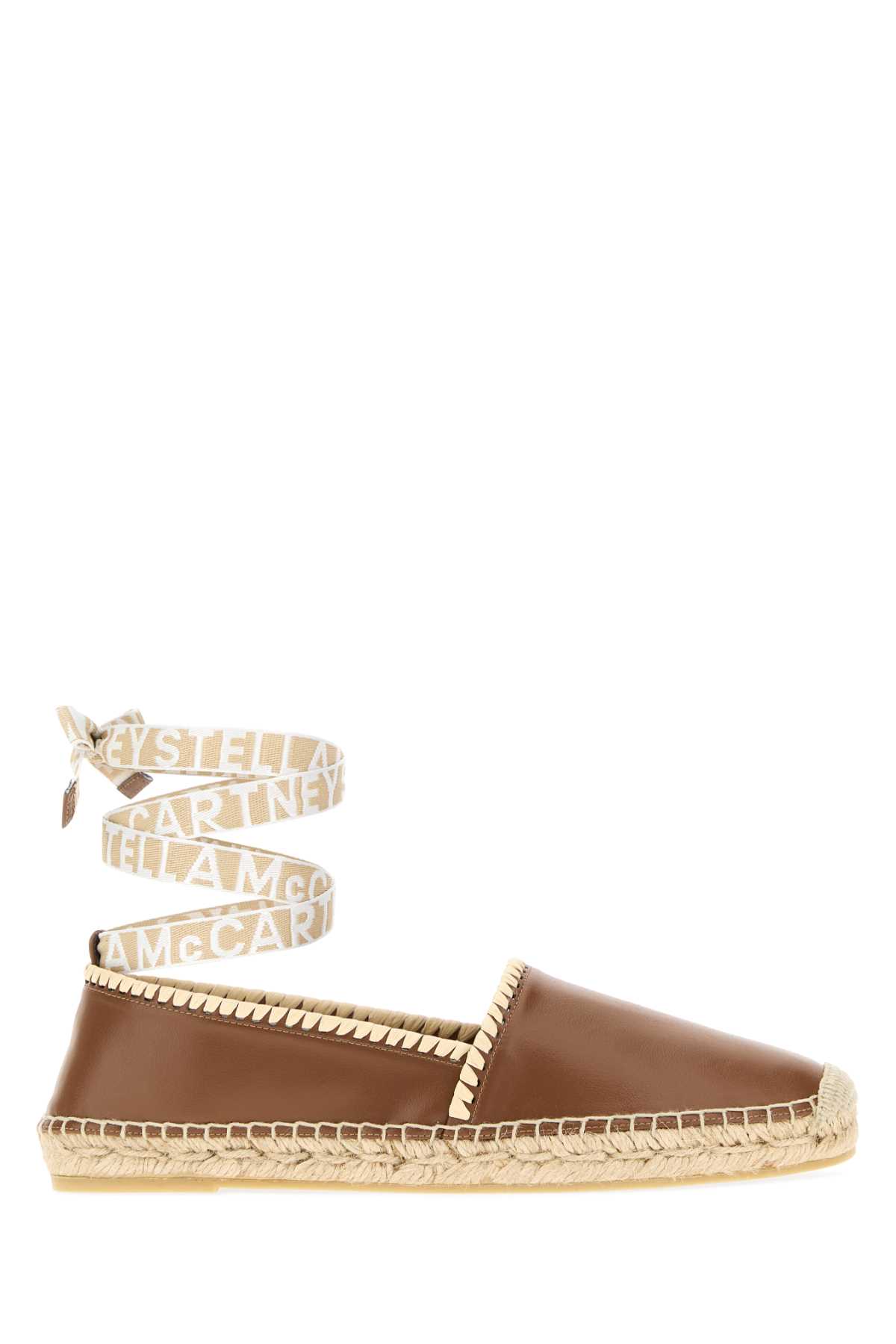 Stella McCartney Brown Alter Mat Gaia Espadrilles Tan Espadrillas – Women