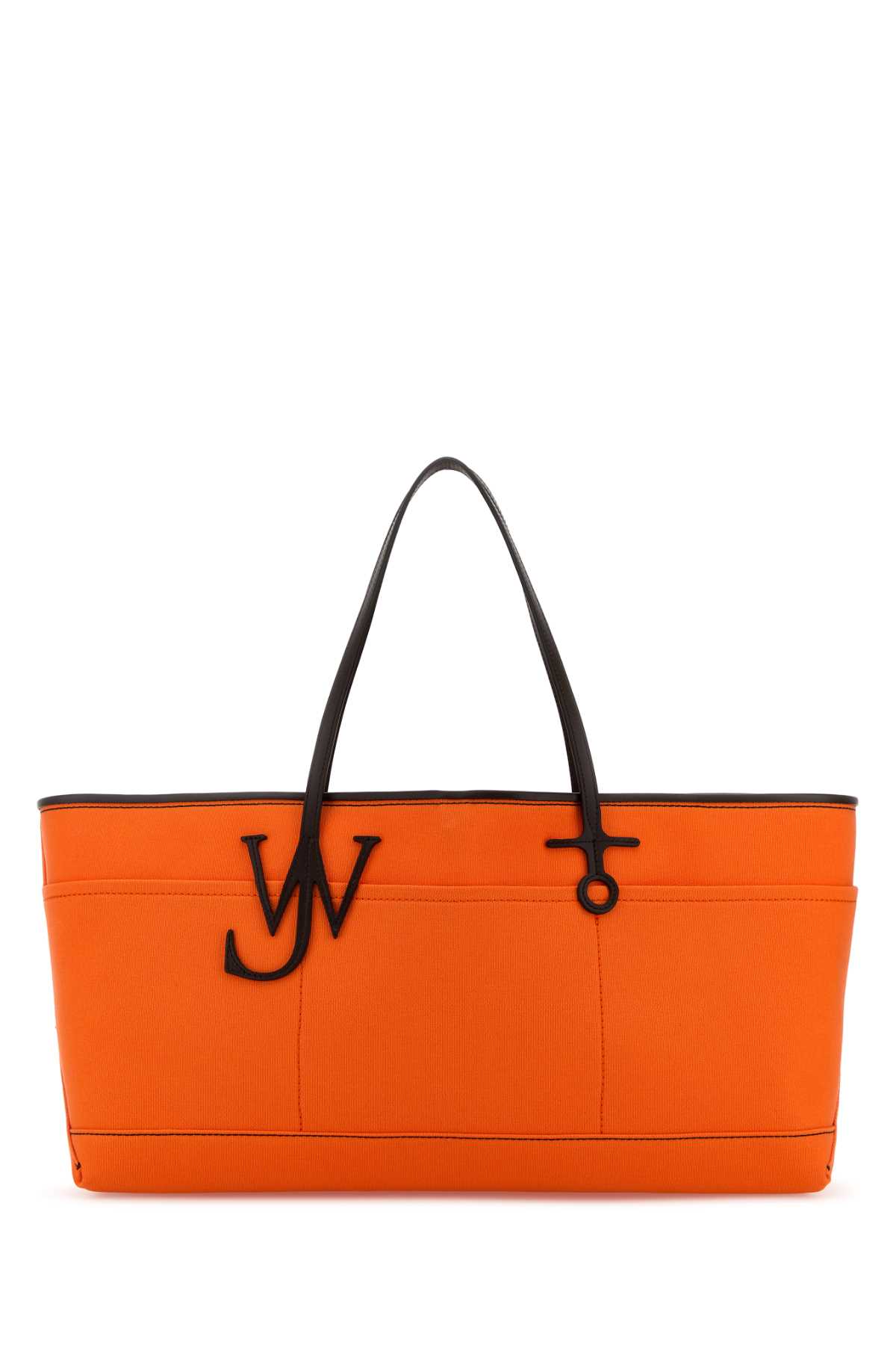 JW Anderson Orange Canvas Anchor Shopping Bag Orangebrown Borse A Mano – Women