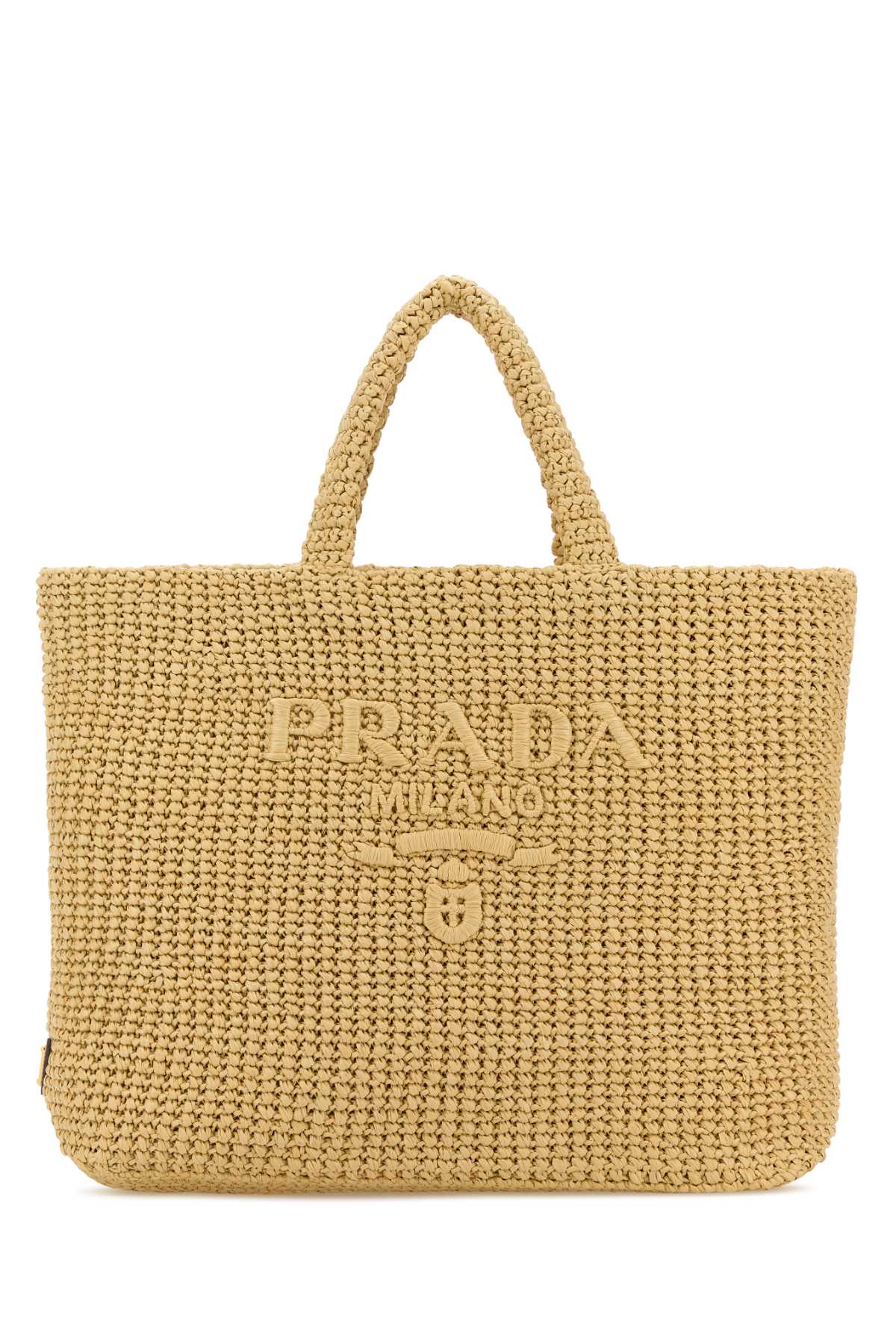 Prada Raffia Shopping Bag Naturale T Borse A Mano – Women